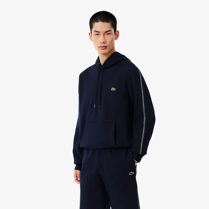 Εικόνα της Ανδρικό Logo Stripe Zipped Hoodie