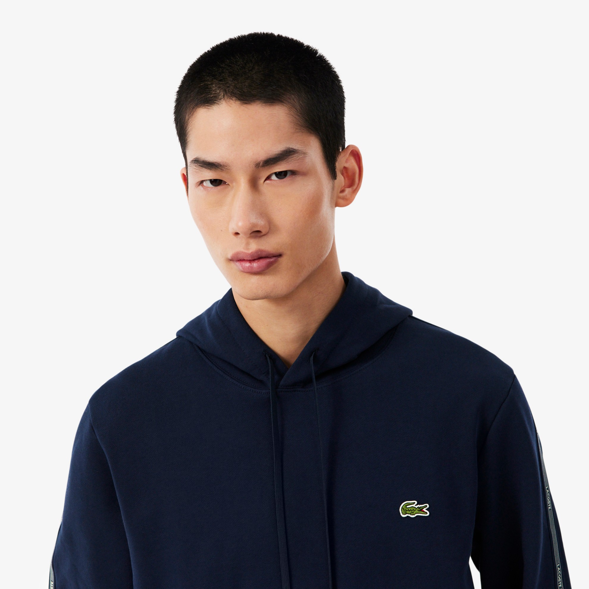 Εικόνα της Ανδρικό Logo Stripe Zipped Hoodie