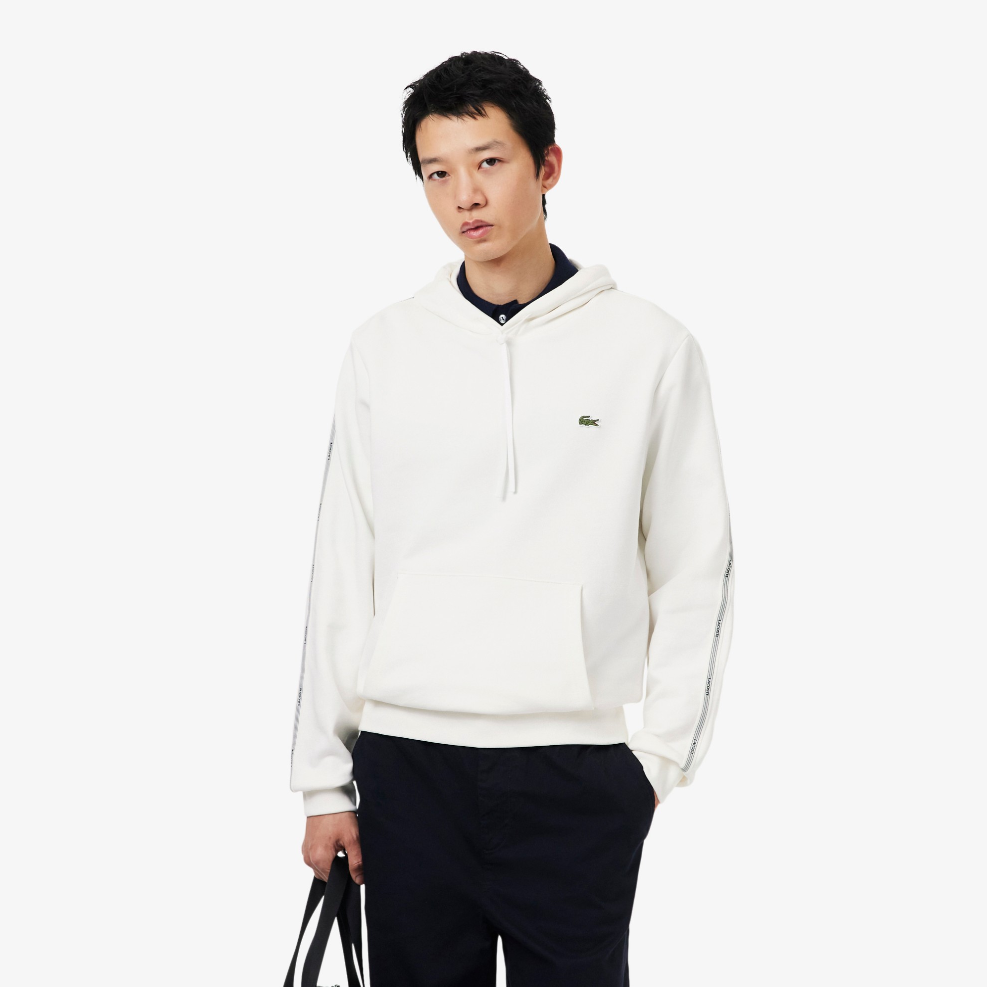 Εικόνα της Ανδρικό Logo Stripe Zipped Hoodie