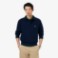 Εικόνα της Ανδρικό Ribbed Cotton Polo Collar Φούτερ 