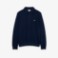 Εικόνα της Ανδρικό Ribbed Cotton Polo Collar Φούτερ 