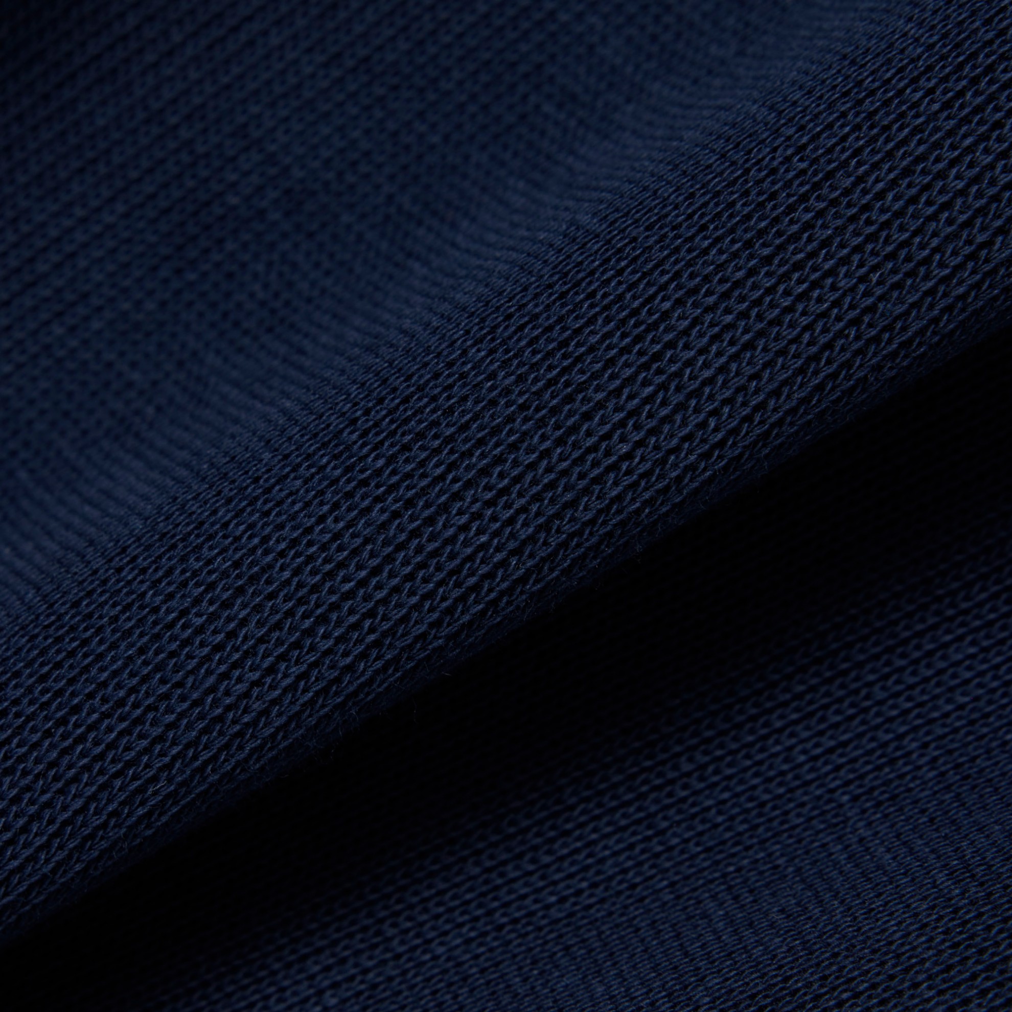 Εικόνα της Ανδρικό Ribbed Cotton Polo Collar Φούτερ 