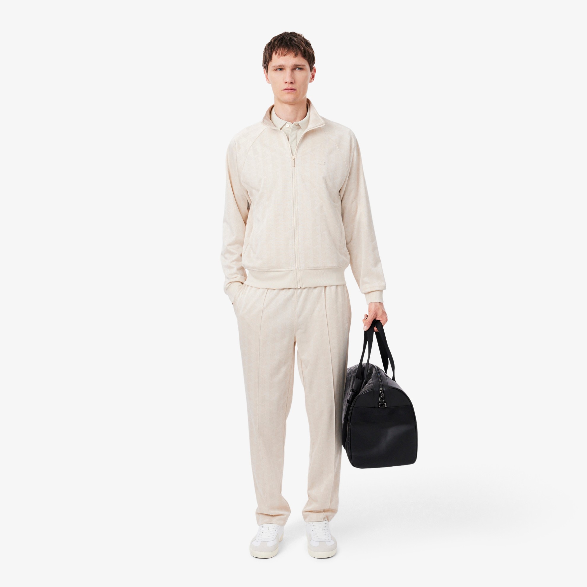 Εικόνα της Ανδρικό Monogram Jacquard Παντελόνι Φόρμας 