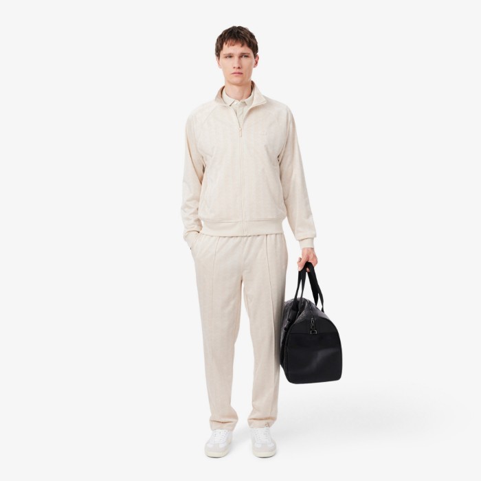 Εικόνα της Ανδρικό Monogram Jacquard Παντελόνι Φόρμας 