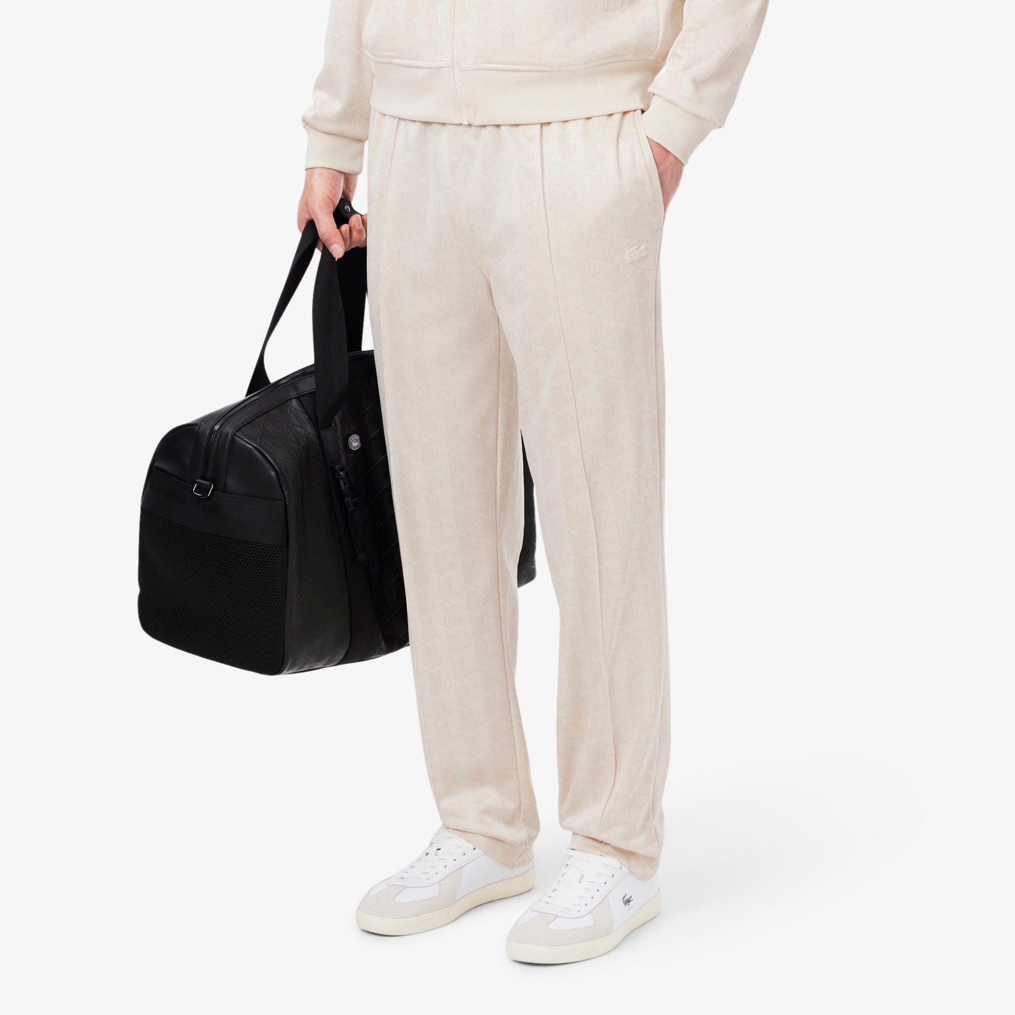 Εικόνα της Ανδρικό Monogram Jacquard Παντελόνι Φόρμας 