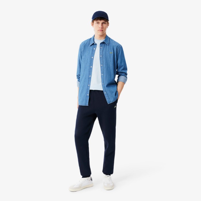 Εικόνα της Ανδρικό Tapered Fit Fleece Παντελόνι Φόρμας 
