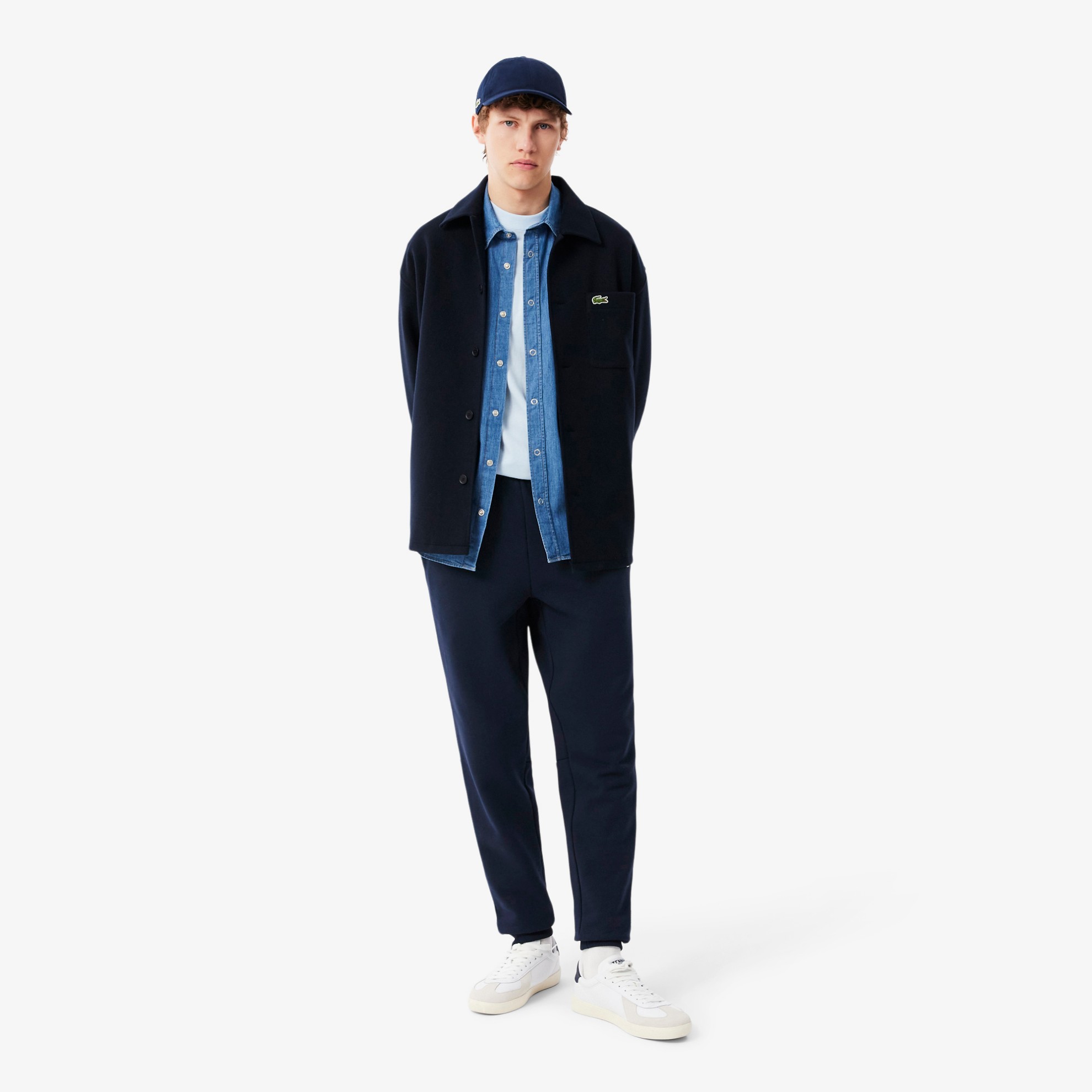 Εικόνα της Ανδρικό Tapered Fit Fleece Παντελόνι Φόρμας 
