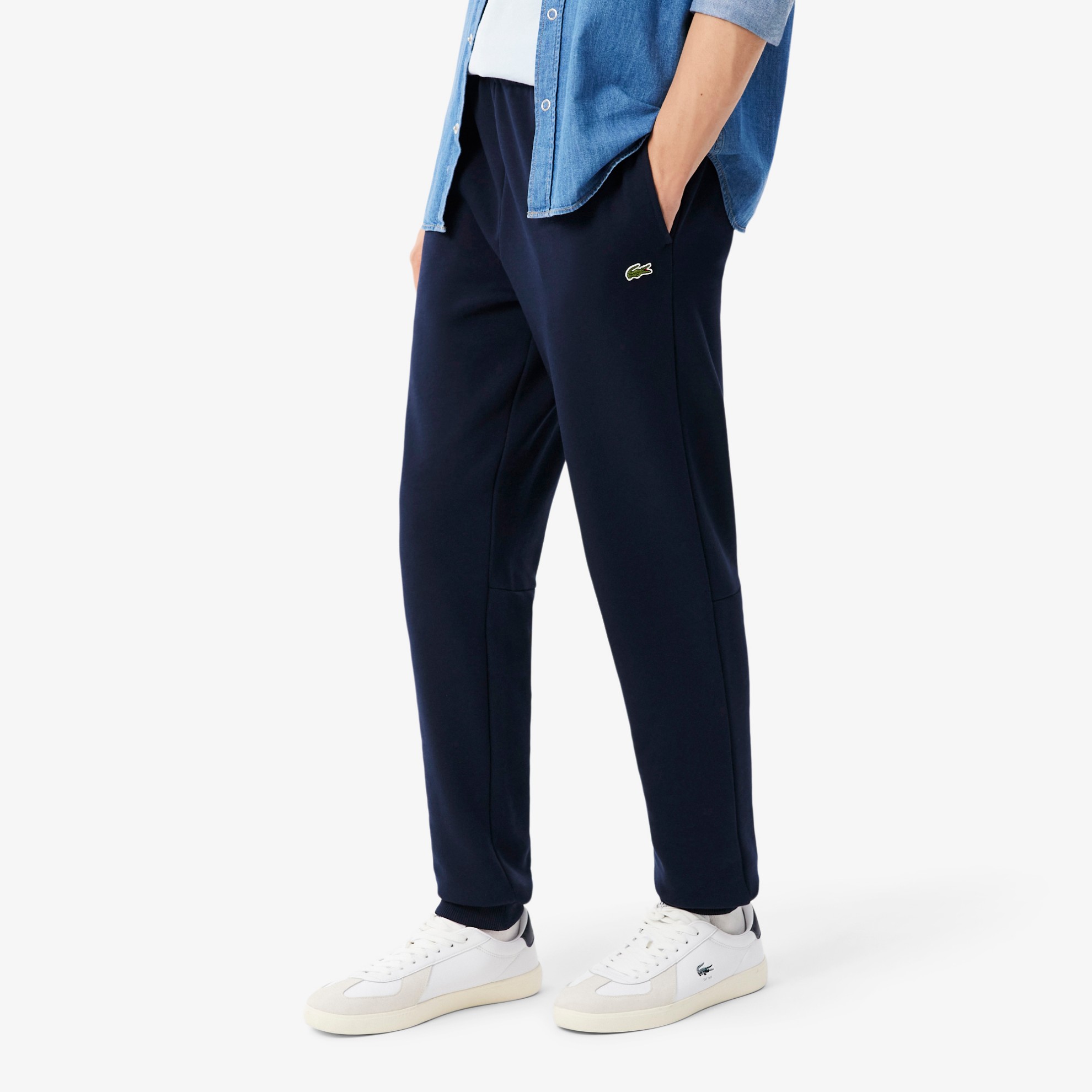 Εικόνα της Ανδρικό Tapered Fit Fleece Παντελόνι Φόρμας 