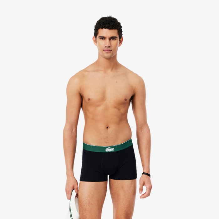 Εικόνα της Ανδρικά 3-Pack Stretch Jersey Crocodile Trunks