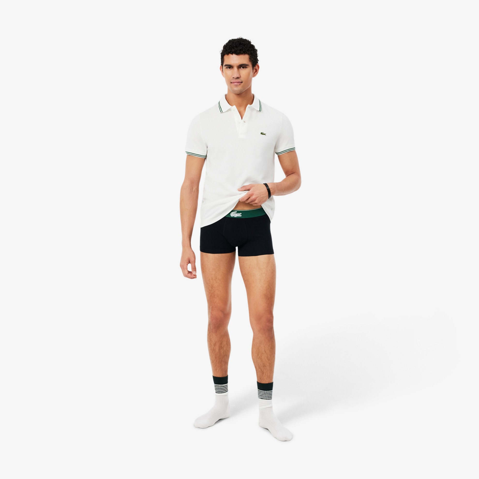 Εικόνα της Ανδρικά 3-Pack Stretch Jersey Crocodile Trunks