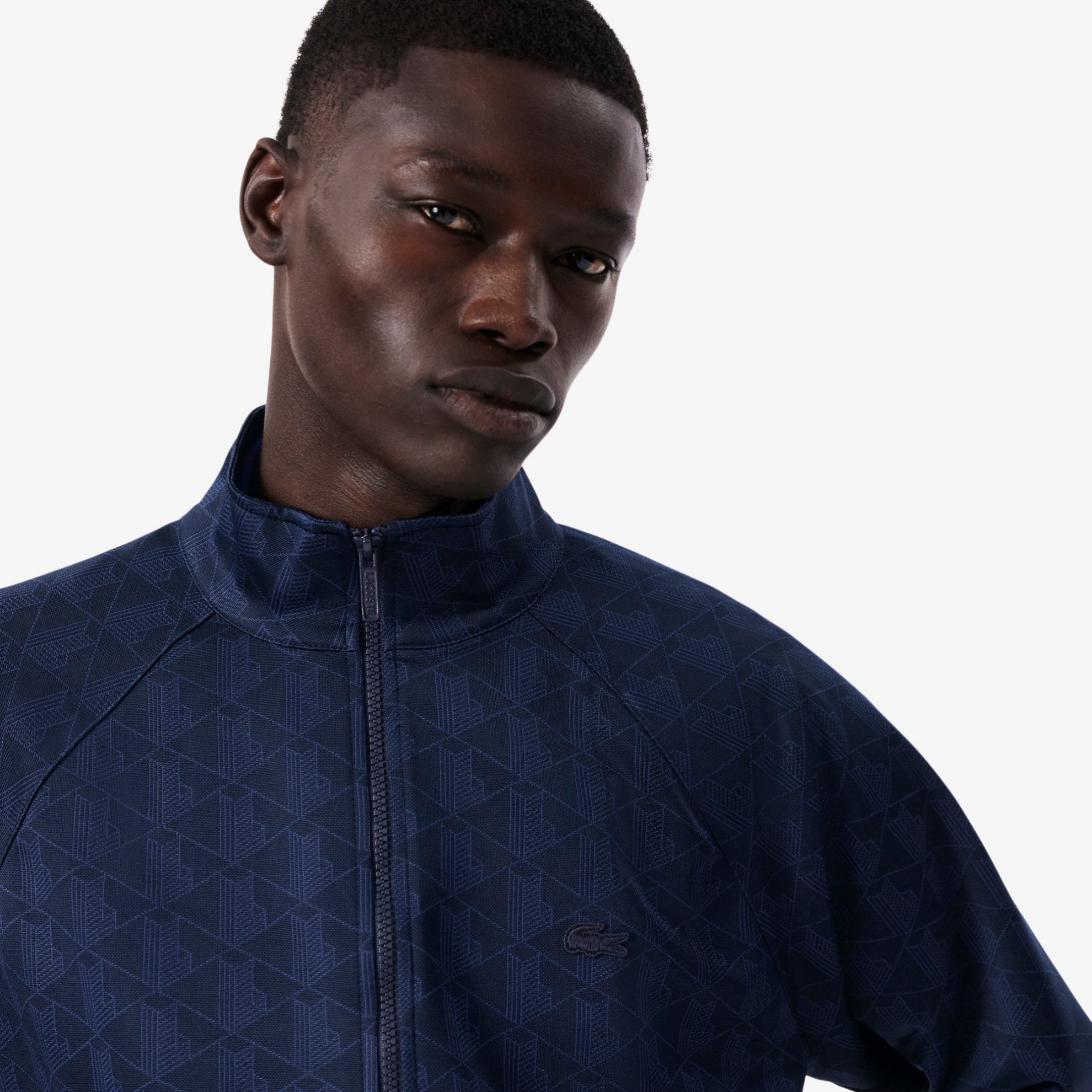 Εικόνα της Ανδρικό Monogram Jacquard Zipped Jacket
