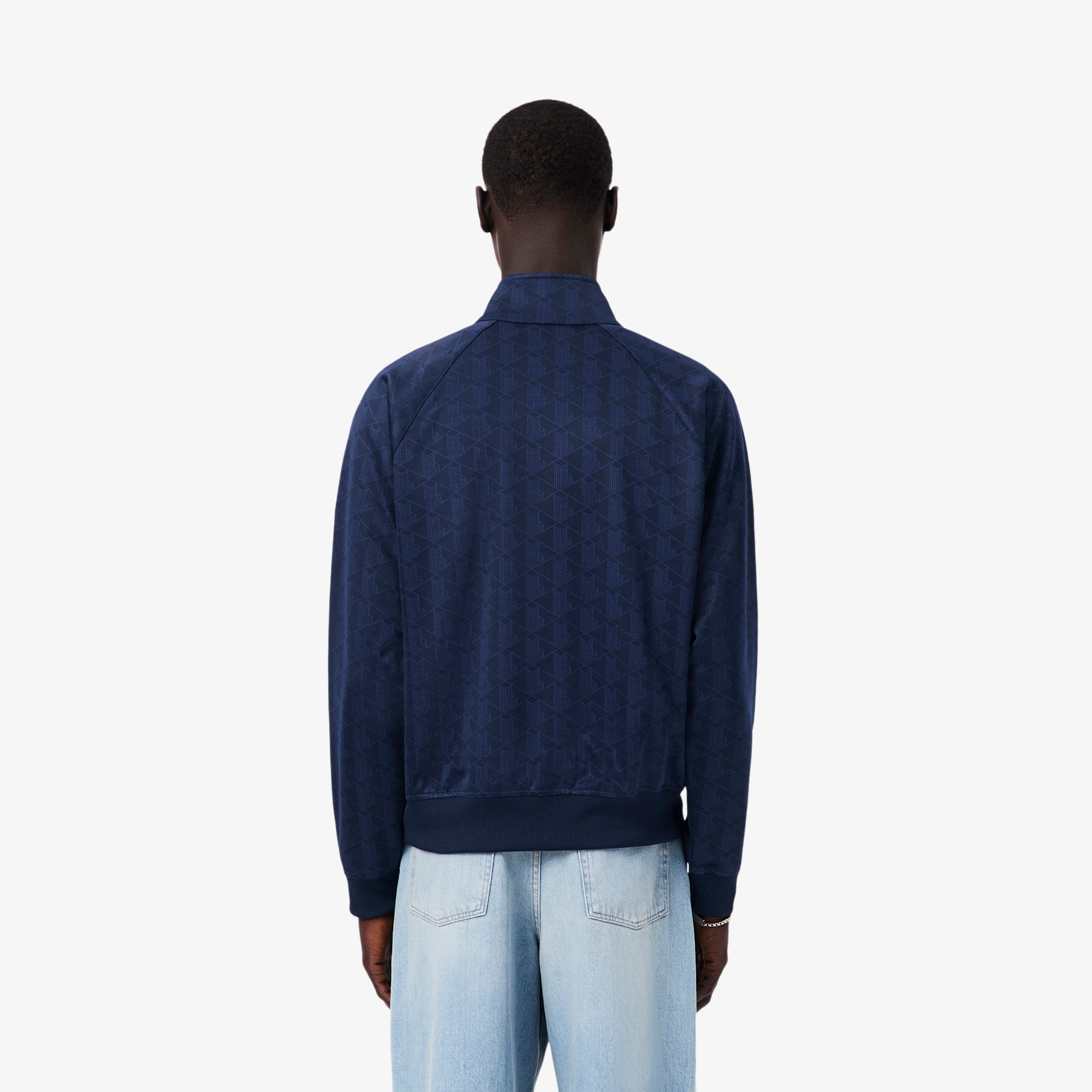 Εικόνα της Ανδρικό Monogram Jacquard Zipped Jacket
