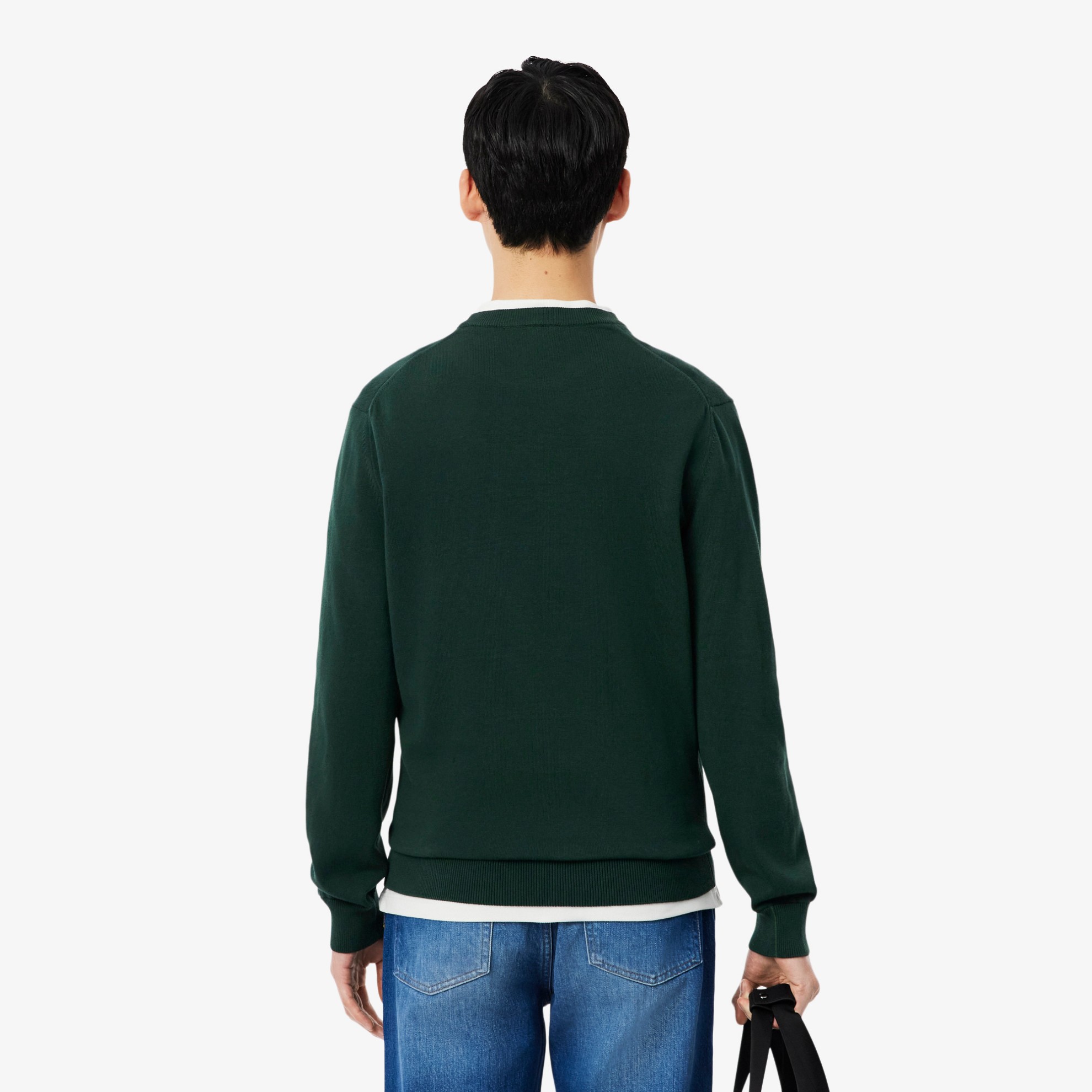 Εικόνα της Ανδρικό Πουλόβερ με Στρογγυλή Λαιμόκοψη από Οργανικό Βαμβάκι
