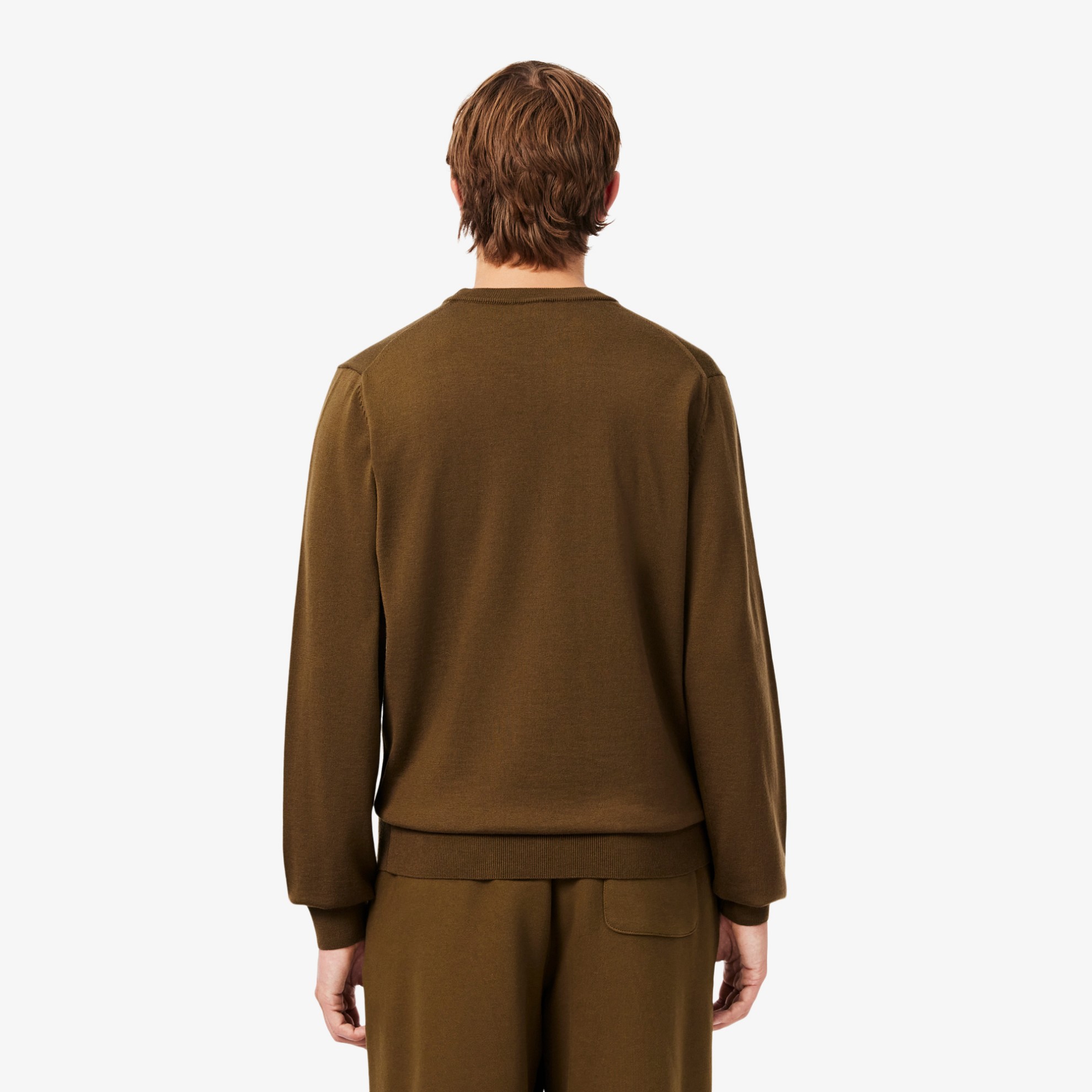 Εικόνα της Ανδρικό Crew Neck Πουλόβερ από Μαλλί Merino