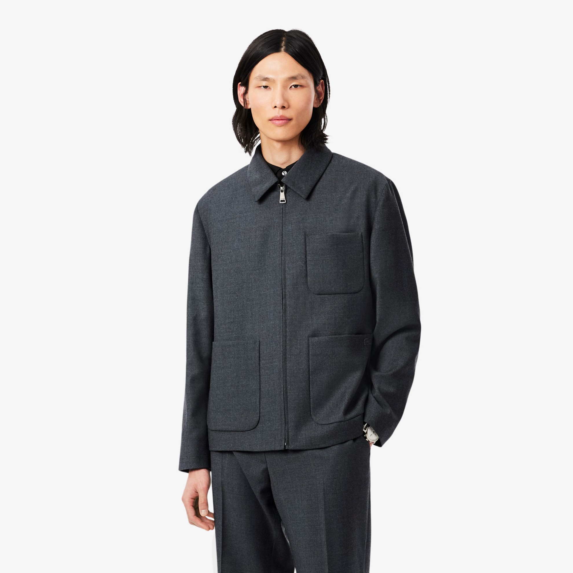 Εικόνα της Ανδρικό Pure Wool Zipped Jacket