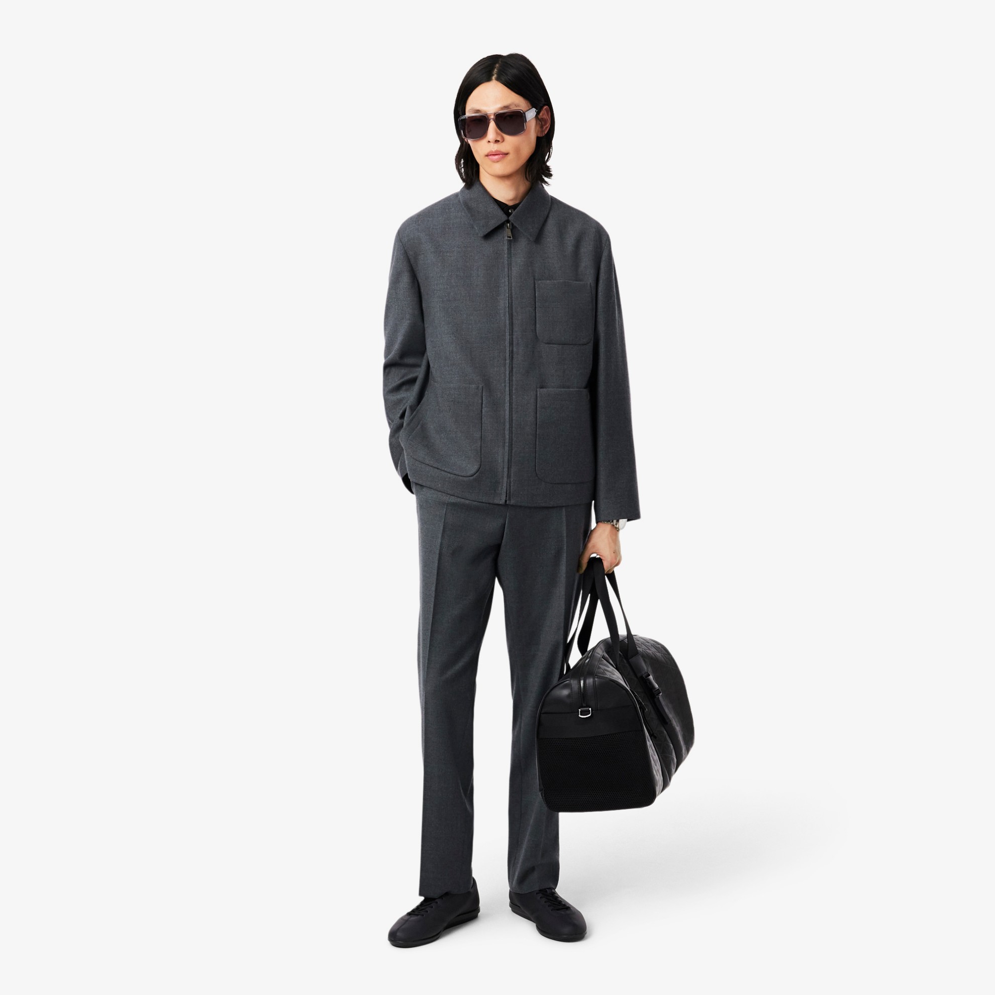 Εικόνα της Ανδρικό Pure Wool Zipped Jacket