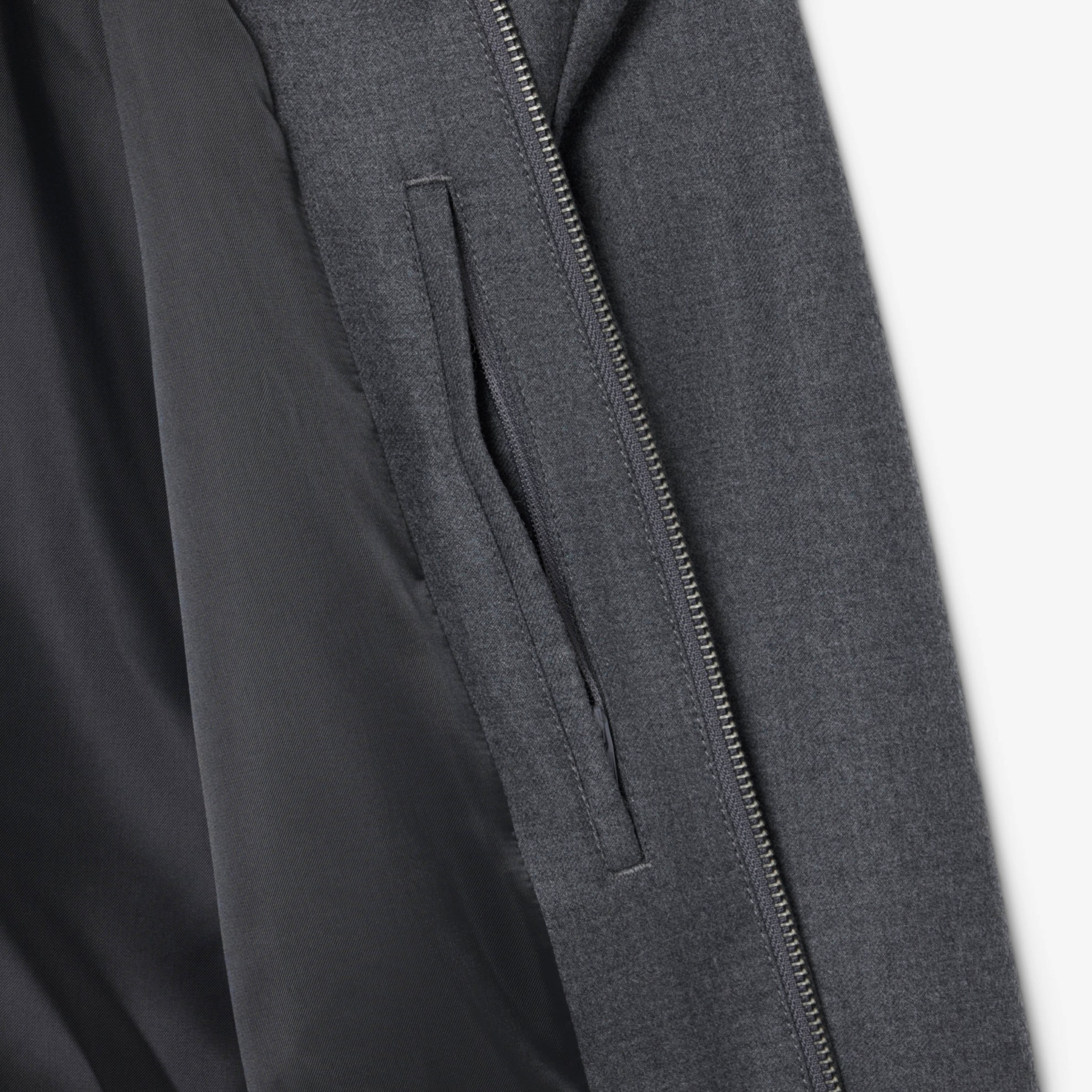 Εικόνα της Ανδρικό Pure Wool Zipped Jacket