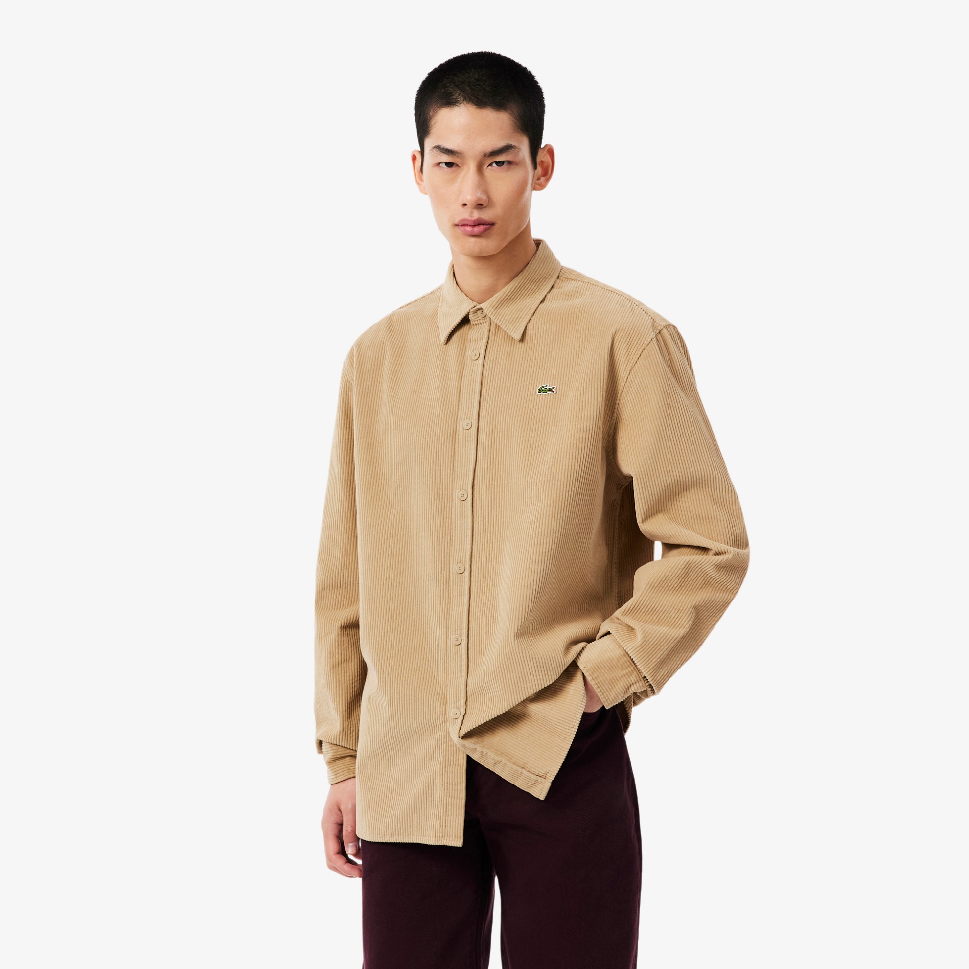 Εικόνα της Ανδρικό Corduroy Πουκάμισο Regular Fit 