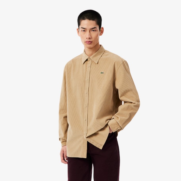 Εικόνα της Ανδρικό Corduroy Πουκάμισο Regular Fit 