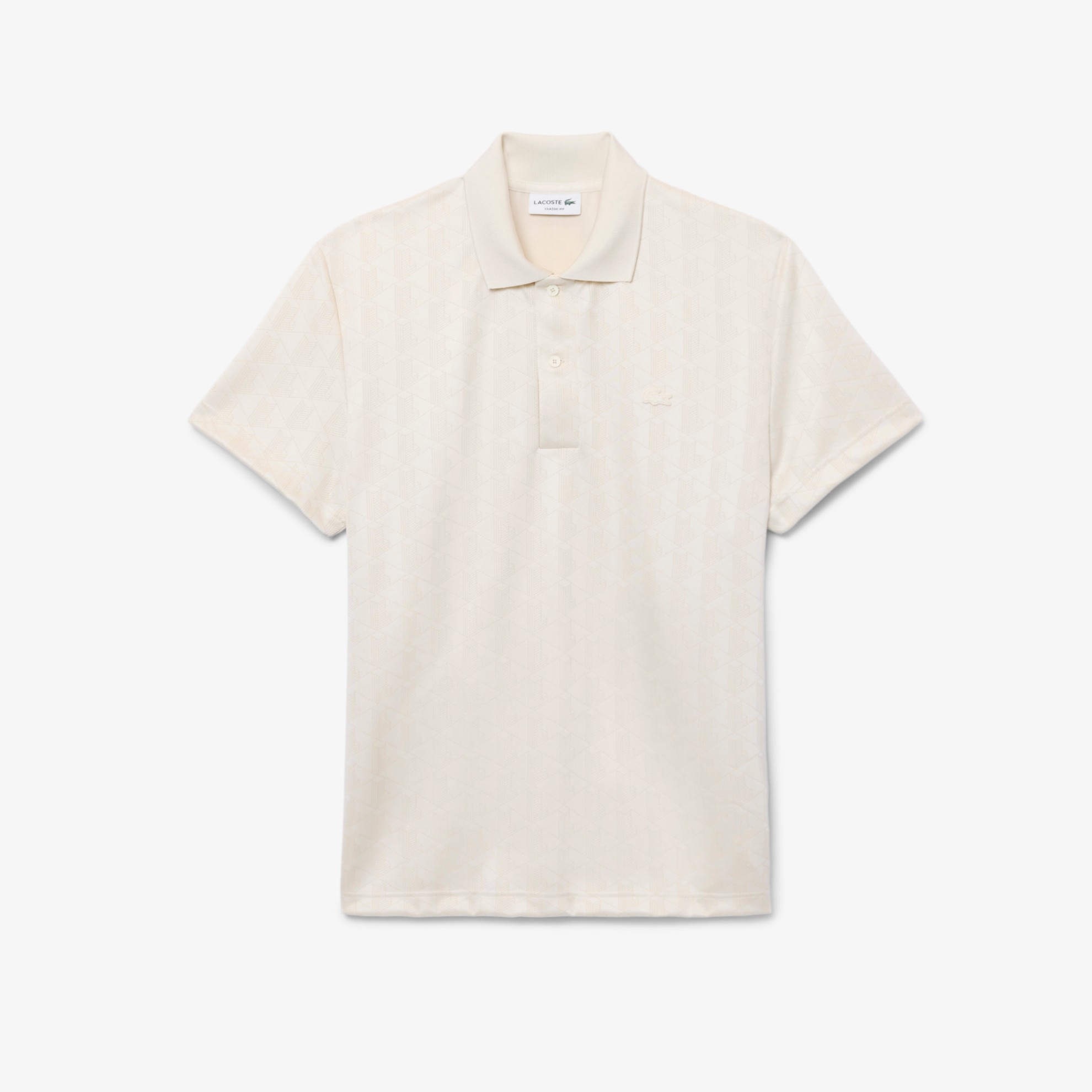 Εικόνα της Ανδρική Monogram Jacquard Polo Μπλούζα Classic Fit 