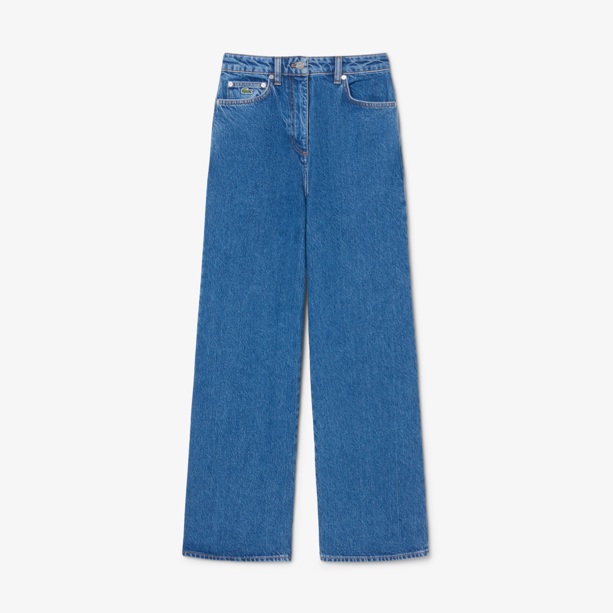 Εικόνα της Γυναικείο Wide Fit High Waist Jeans