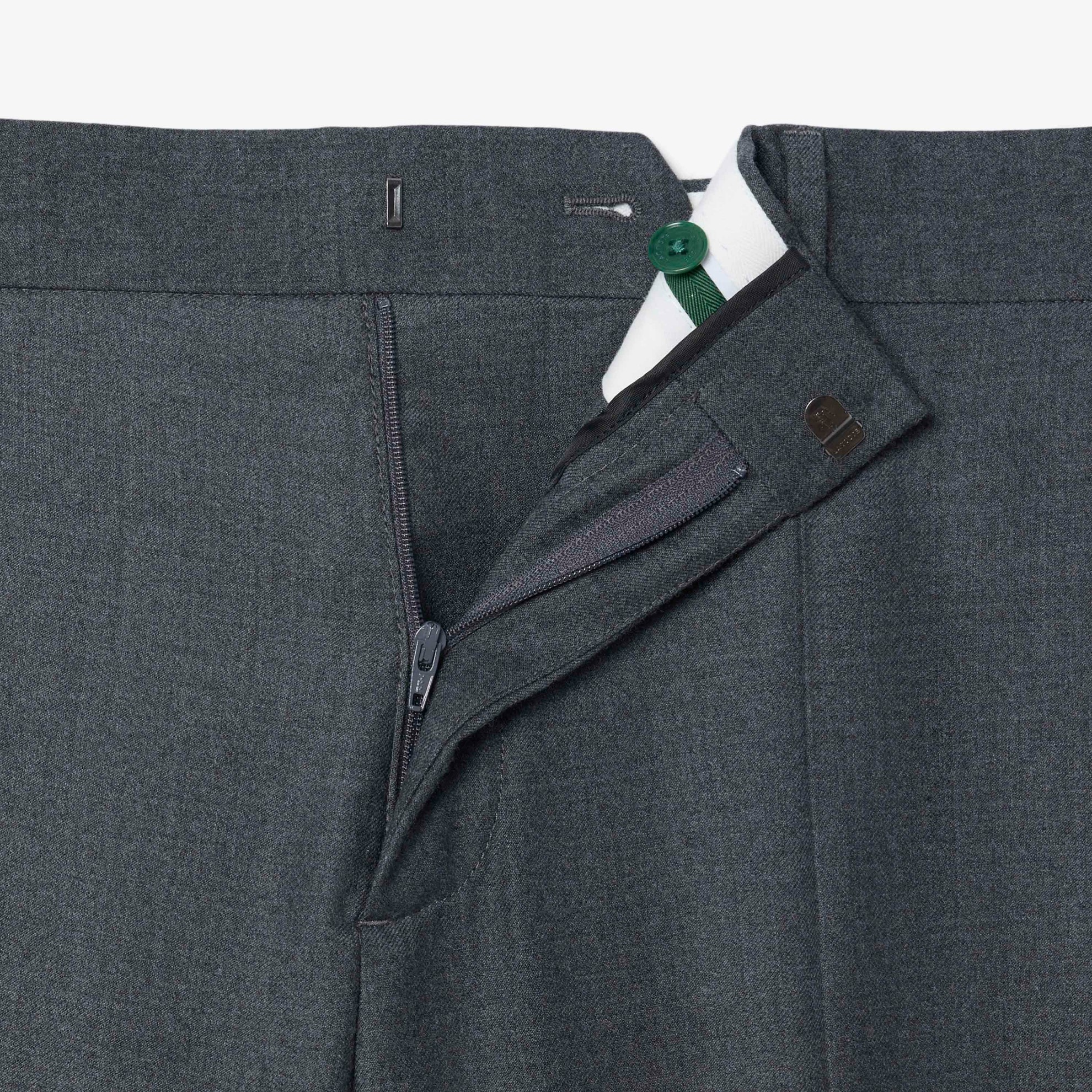 Εικόνα της Ανδρικό Felted Wool Suit Παντελόνι Regular Fit 