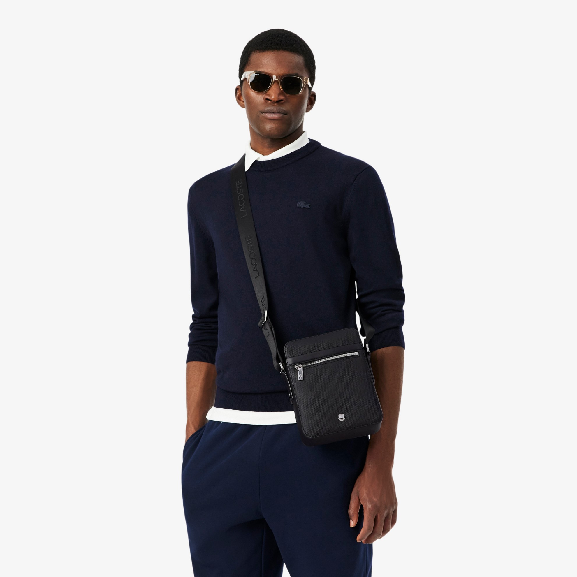 Εικόνα της Ανδρικό Langon Vertical Petit Piqué Τσάντα Satchel