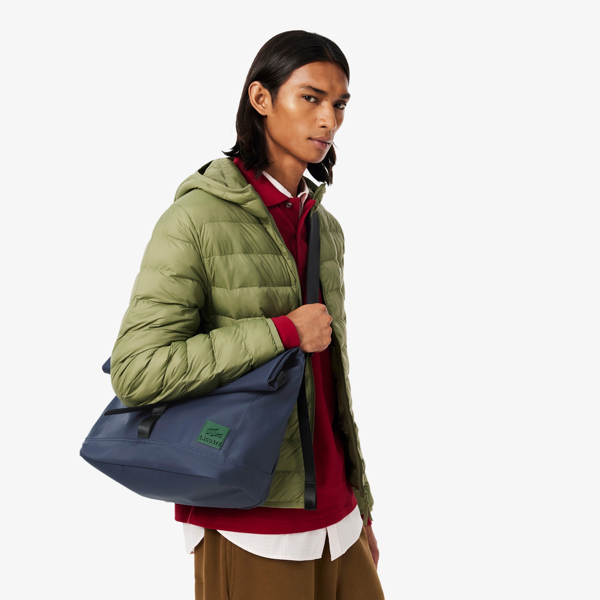 Εικόνα της Ανδρική Large Lacoste in Motion Messenger Τσάντα