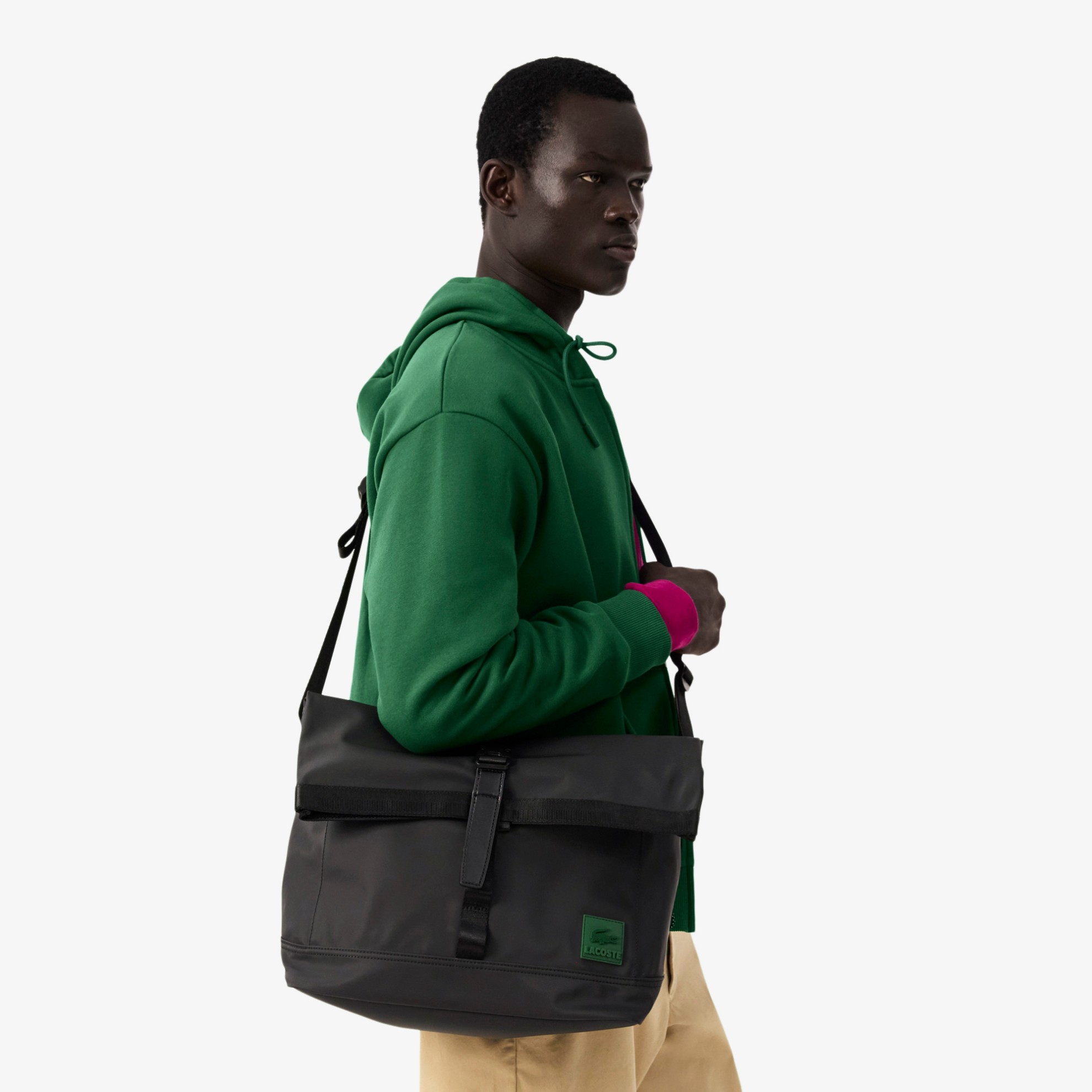Εικόνα της Ανδρική Large Lacoste in Motion Messenger Τσάντα
