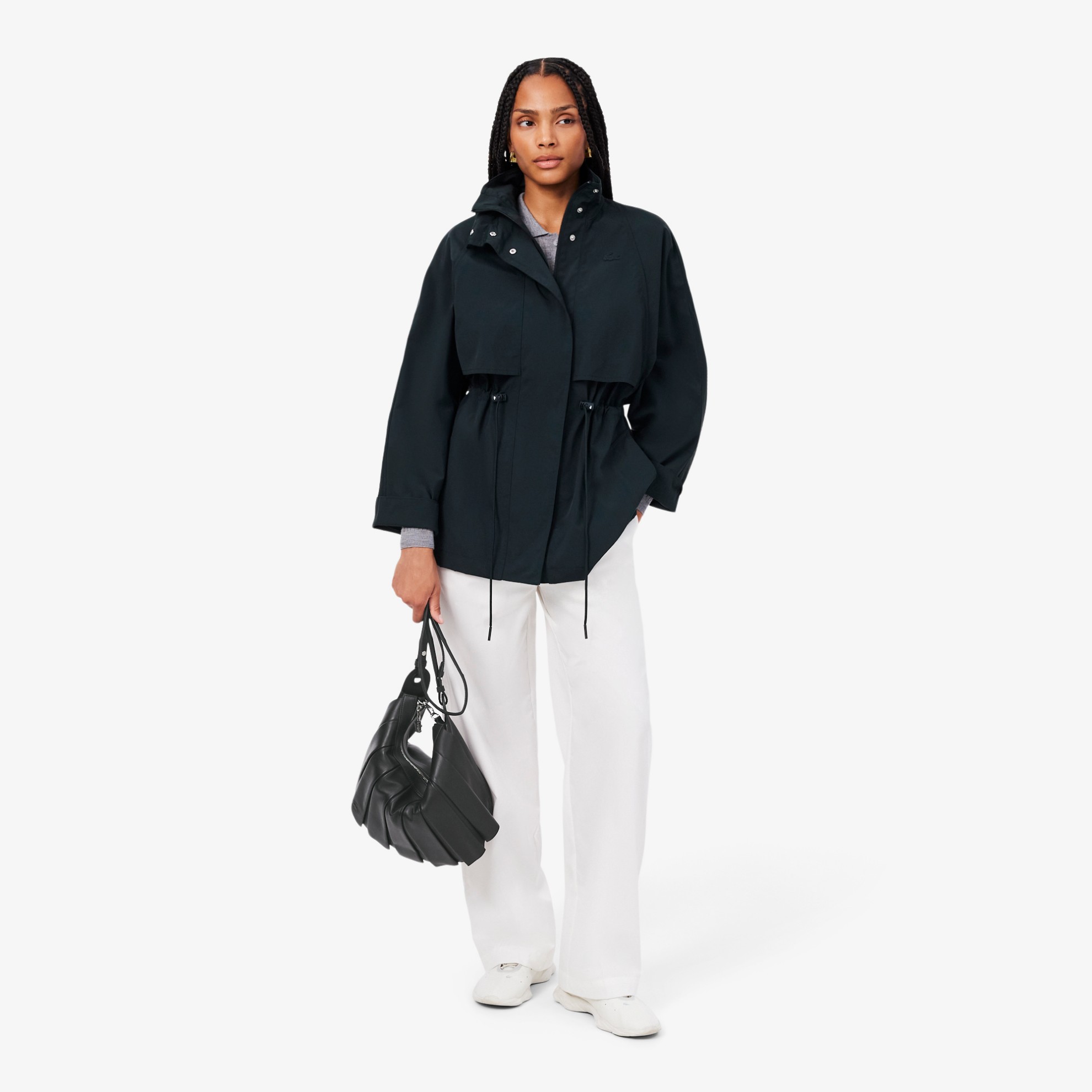 Εικόνα της Γυναικεία Medium Lenglen Leather Hobo Τσάντα 