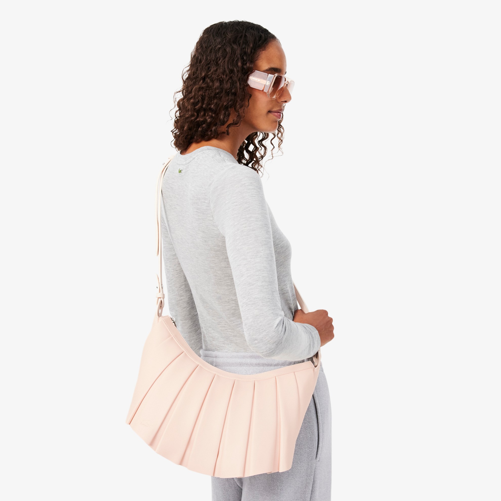 Εικόνα της Γυναικεία Medium Lenglen Leather Hobo Τσάντα 