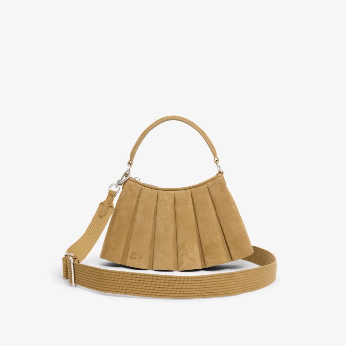 Εικόνα της Γυναικεία Small Lenglen Suede Δερμάτινη Τσάντα