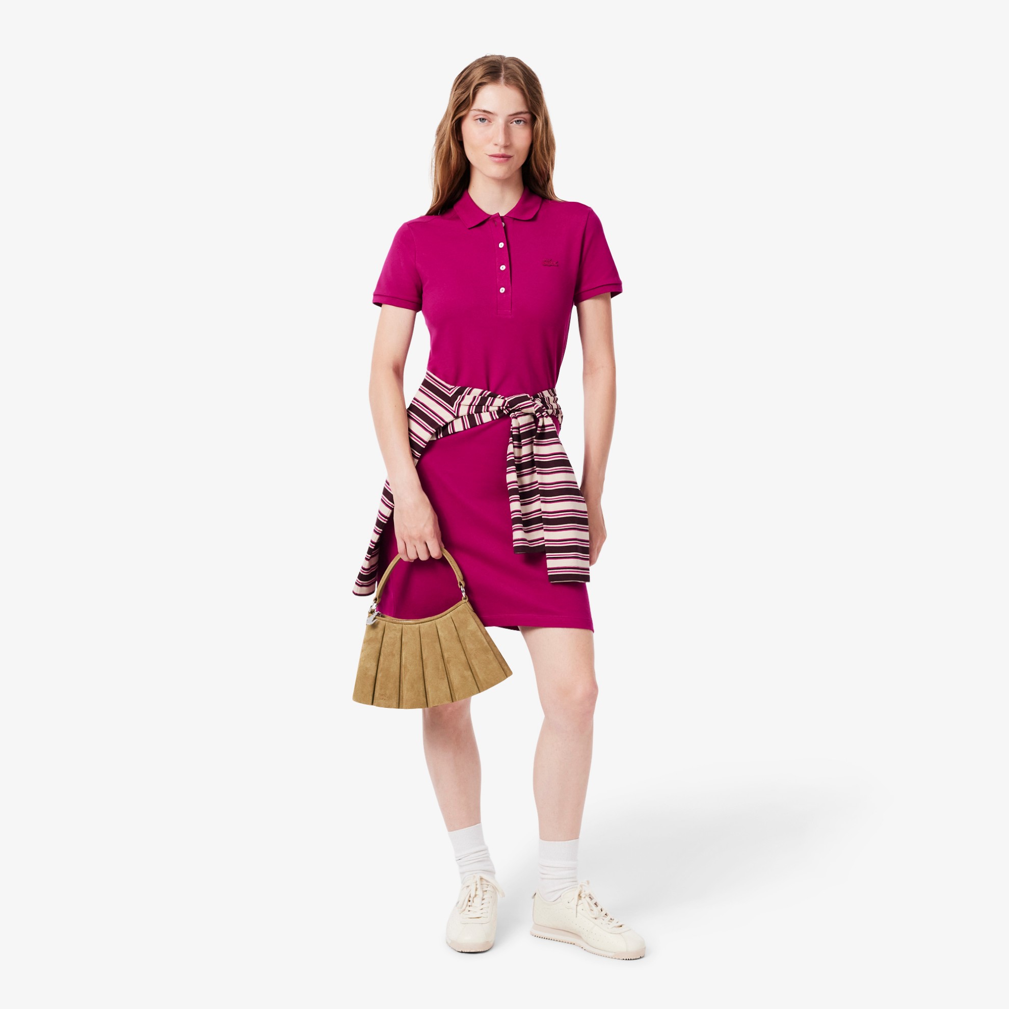 Εικόνα της Γυναικεία Small Lenglen Suede Δερμάτινη Τσάντα