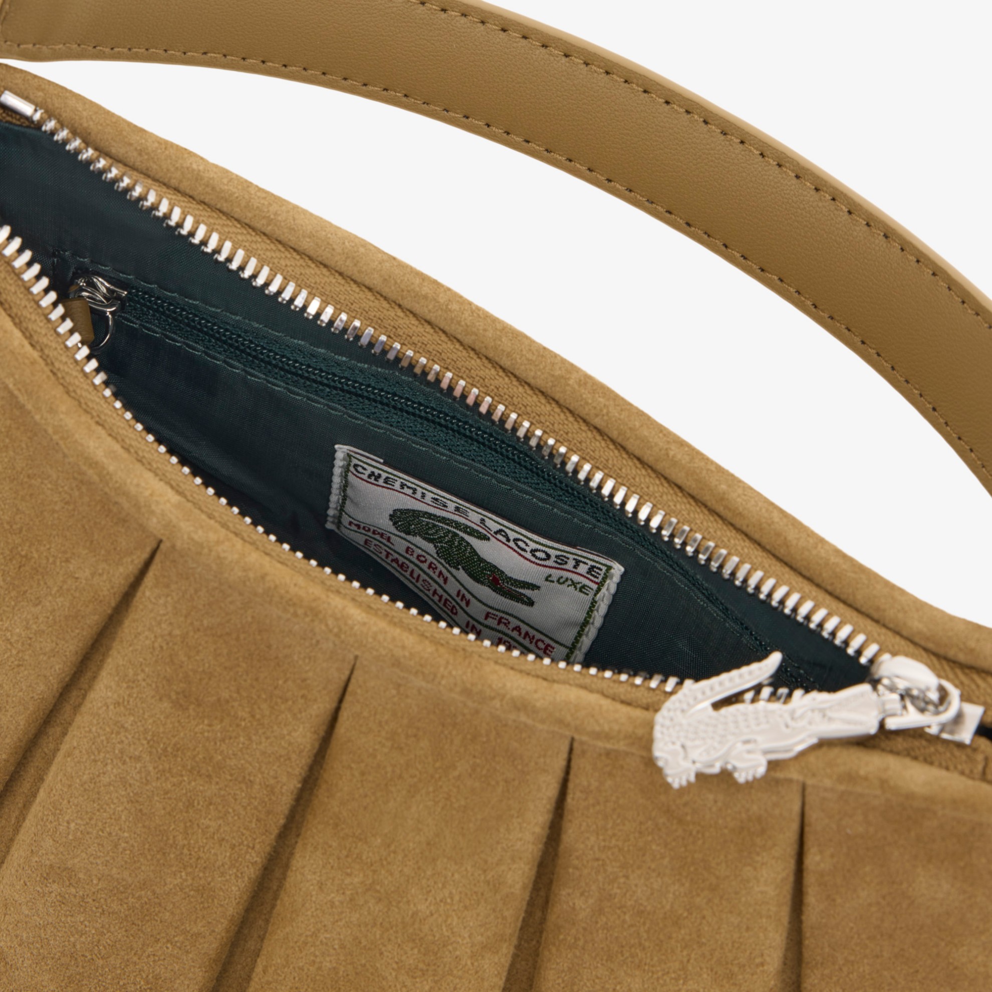 Εικόνα της Γυναικεία Small Lenglen Suede Δερμάτινη Τσάντα