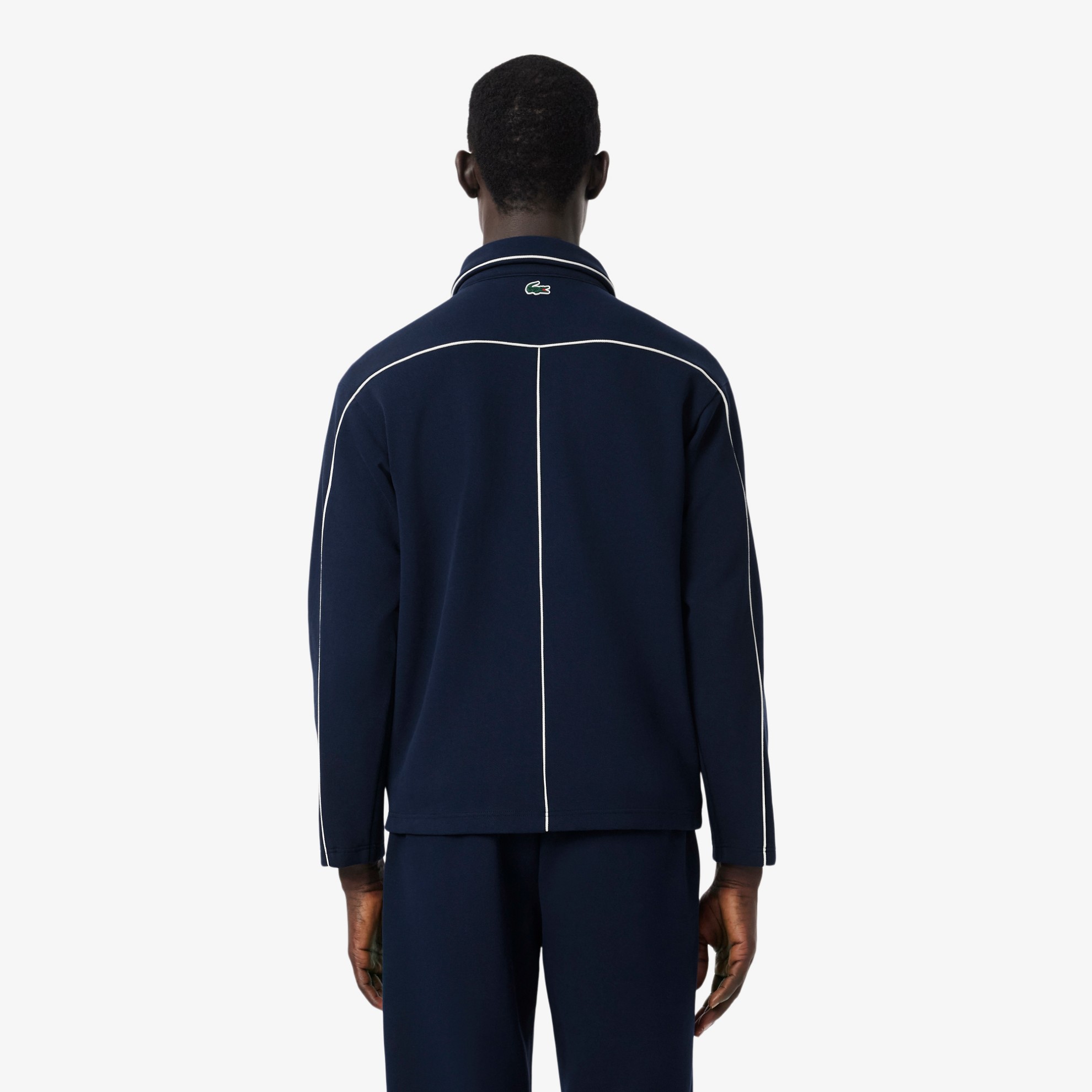 Εικόνα της Ανδρικό Tennis Heritage Zipped Badge Accent Φούτερ 