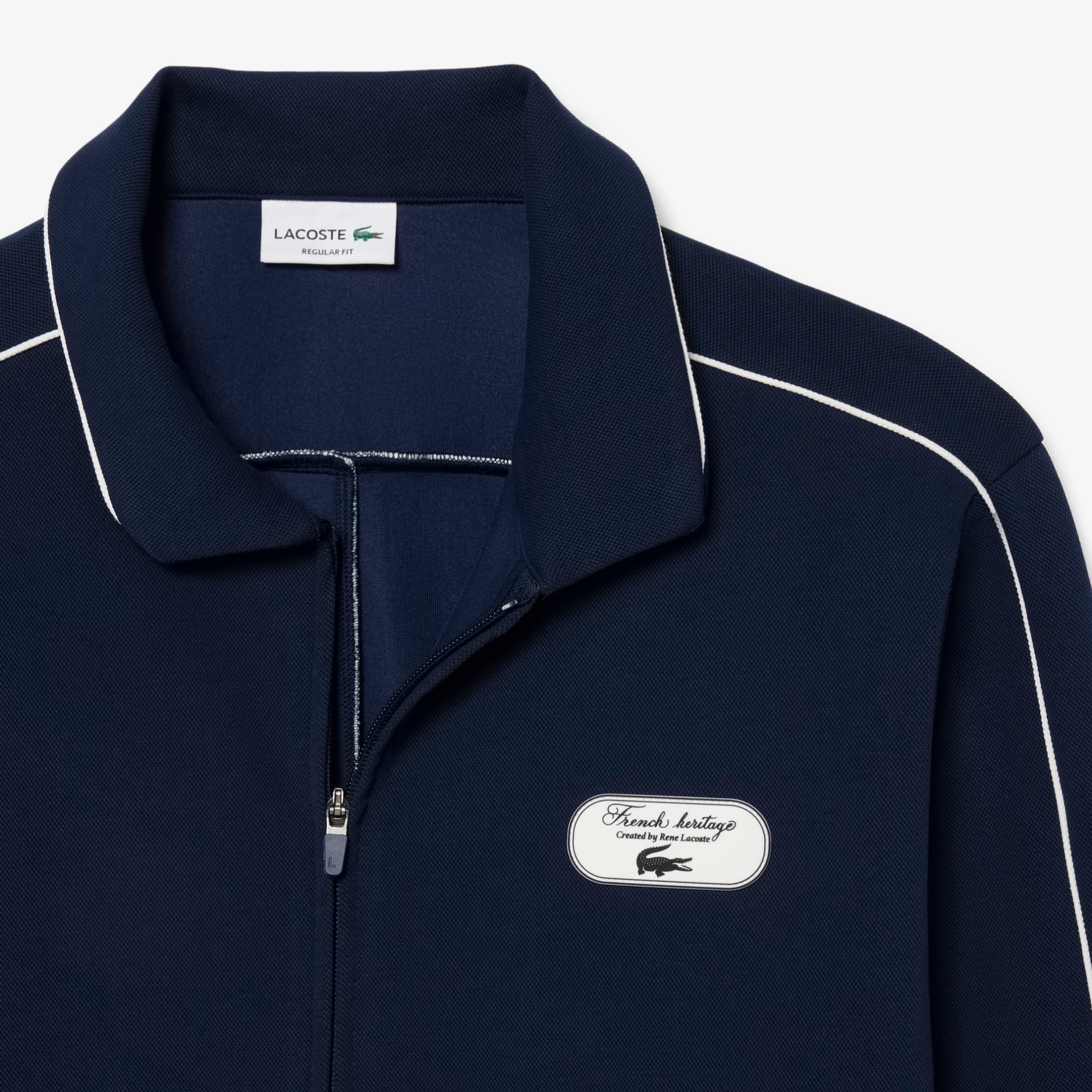 Εικόνα της Ανδρικό Tennis Heritage Zipped Badge Accent Φούτερ 