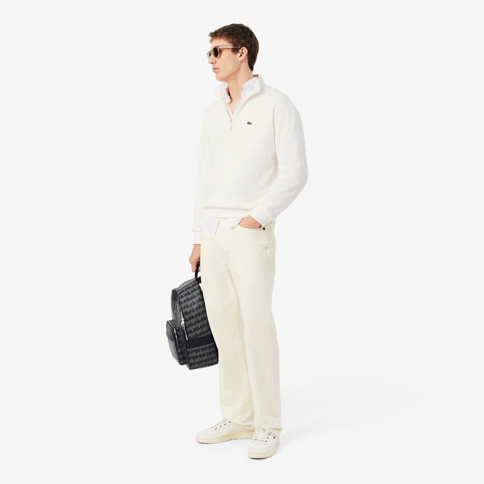 Εικόνα της Ανδρικό Fleece Zip Neck Φούτερ 