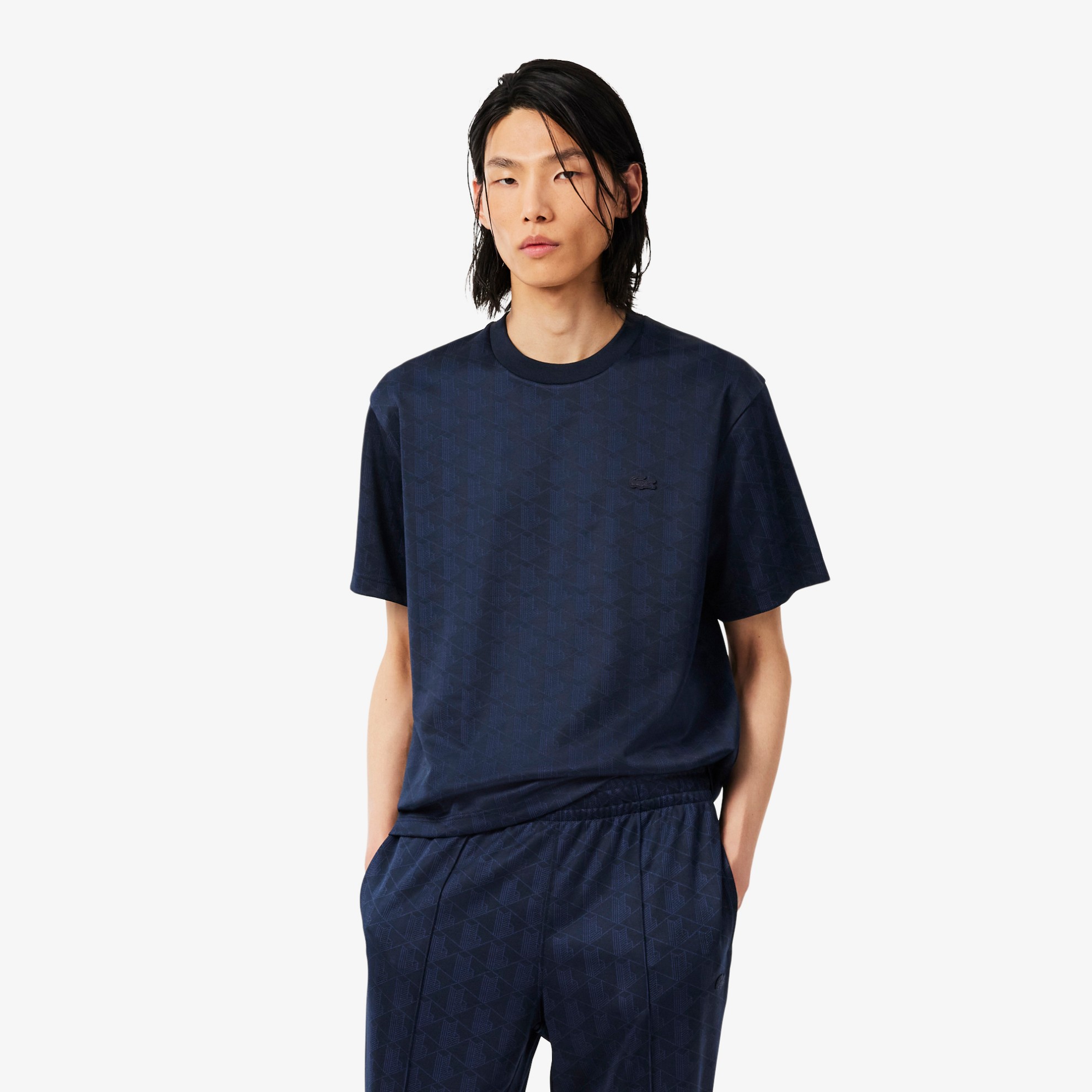 Εικόνα της Ανδρικό Monogram Jacquard T-shirt