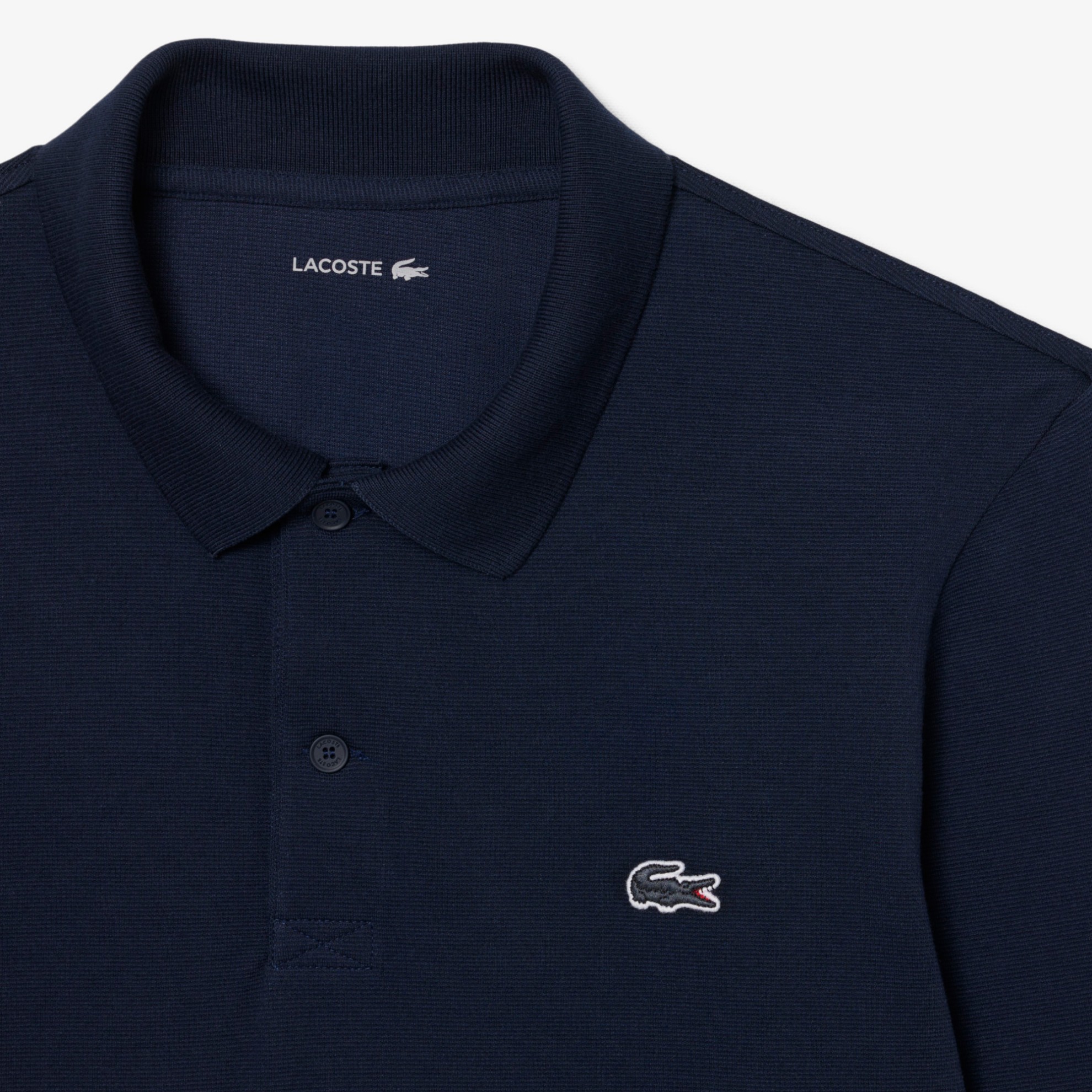 Εικόνα της Ανδρική Μακρυμάνικη Cotton Blend Polo Μπλούζα Regular Fit 