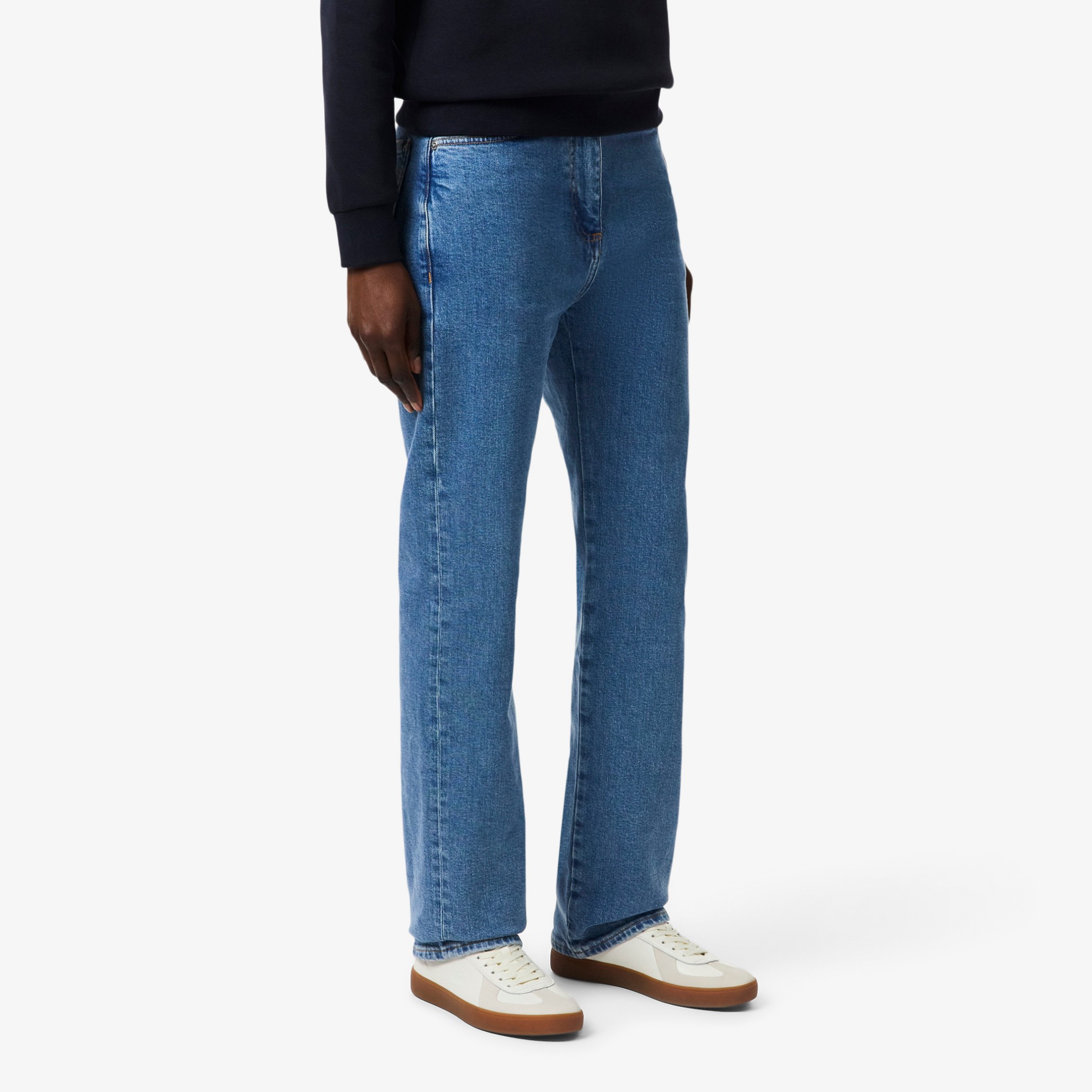 Εικόνα της Γυναικείο Straight Cut High Waist Denim Jeans