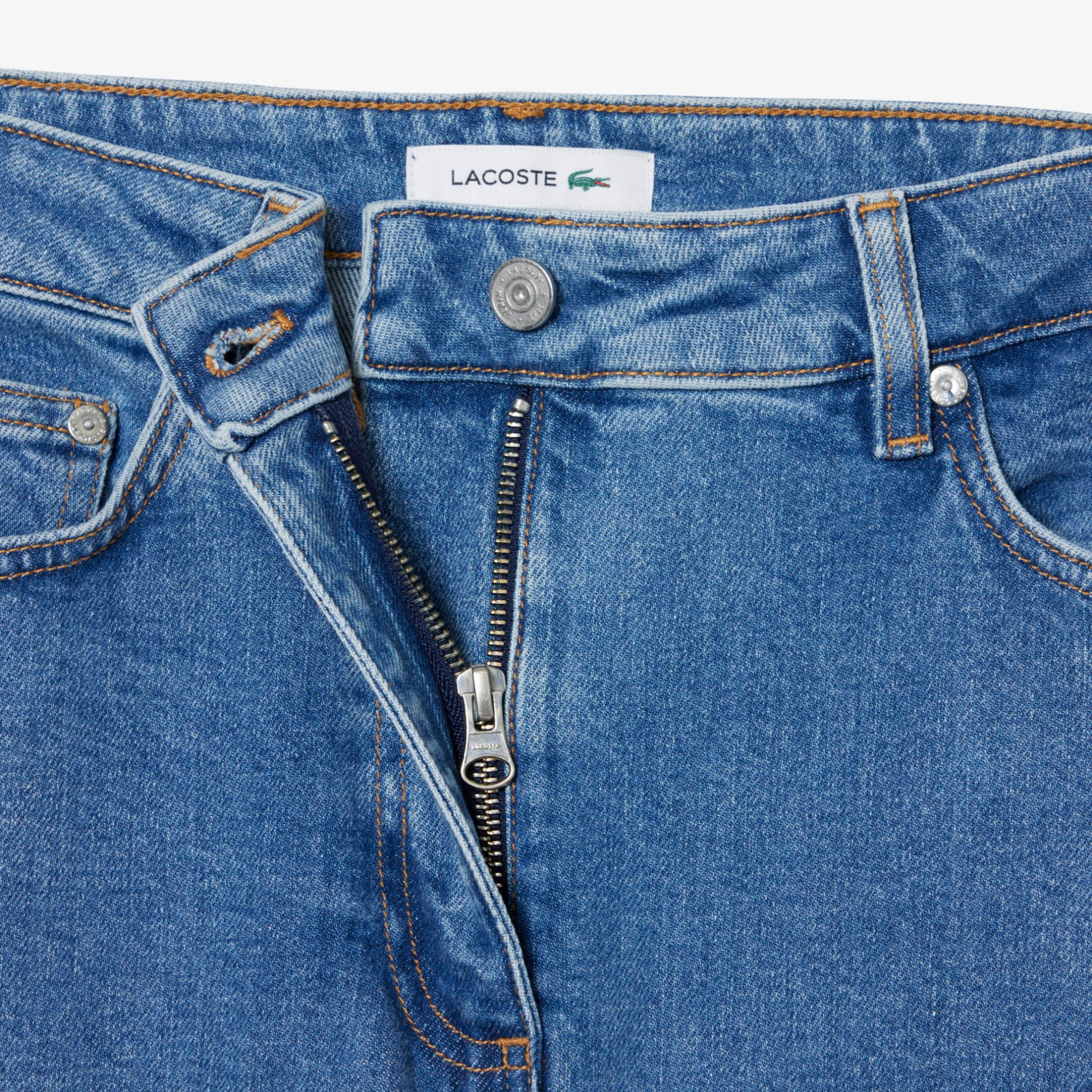 Εικόνα της Γυναικείο Straight Cut High Waist Denim Jeans