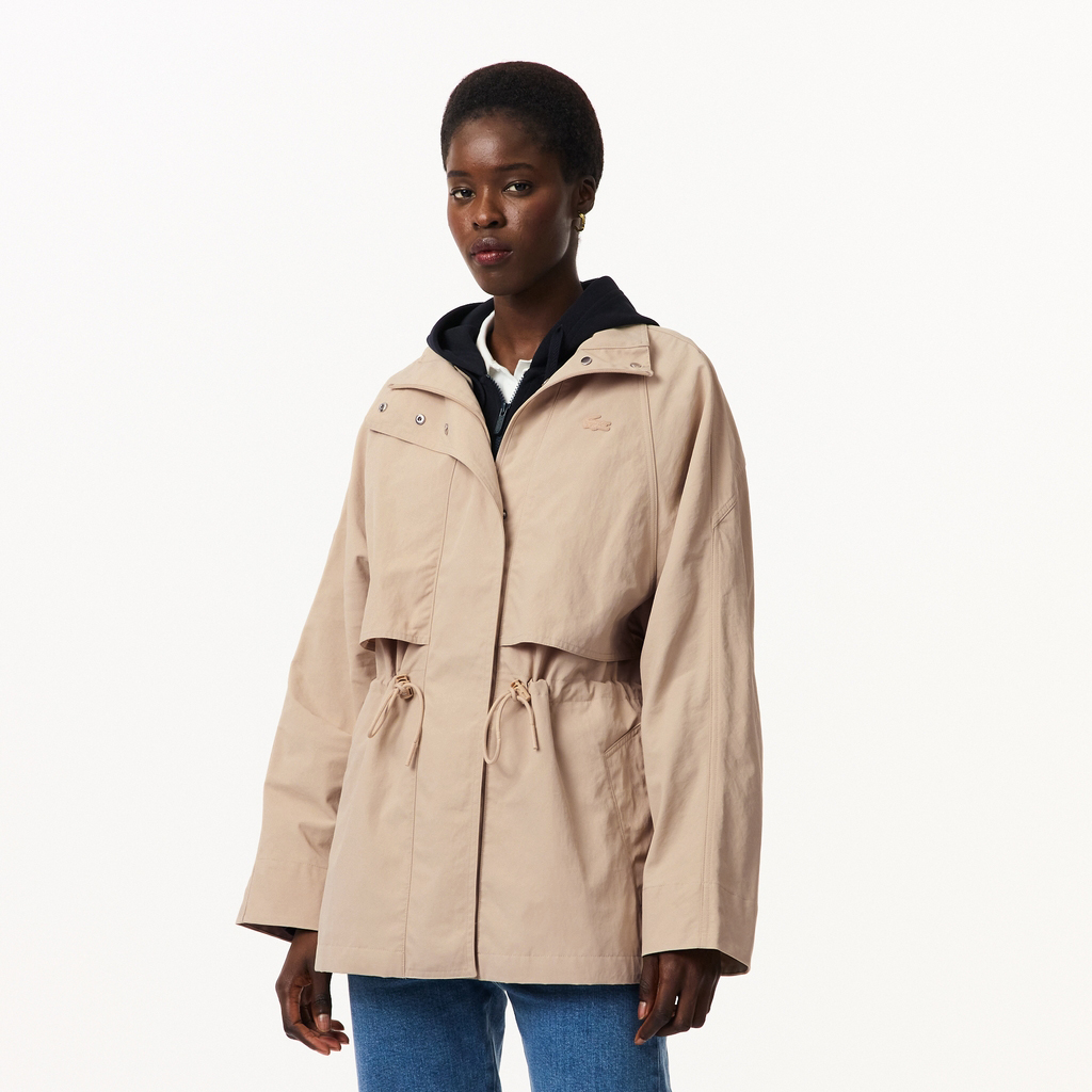 Εικόνα της Γυναικείο Mid Length Αδιάβροχο Oversized Παρκά