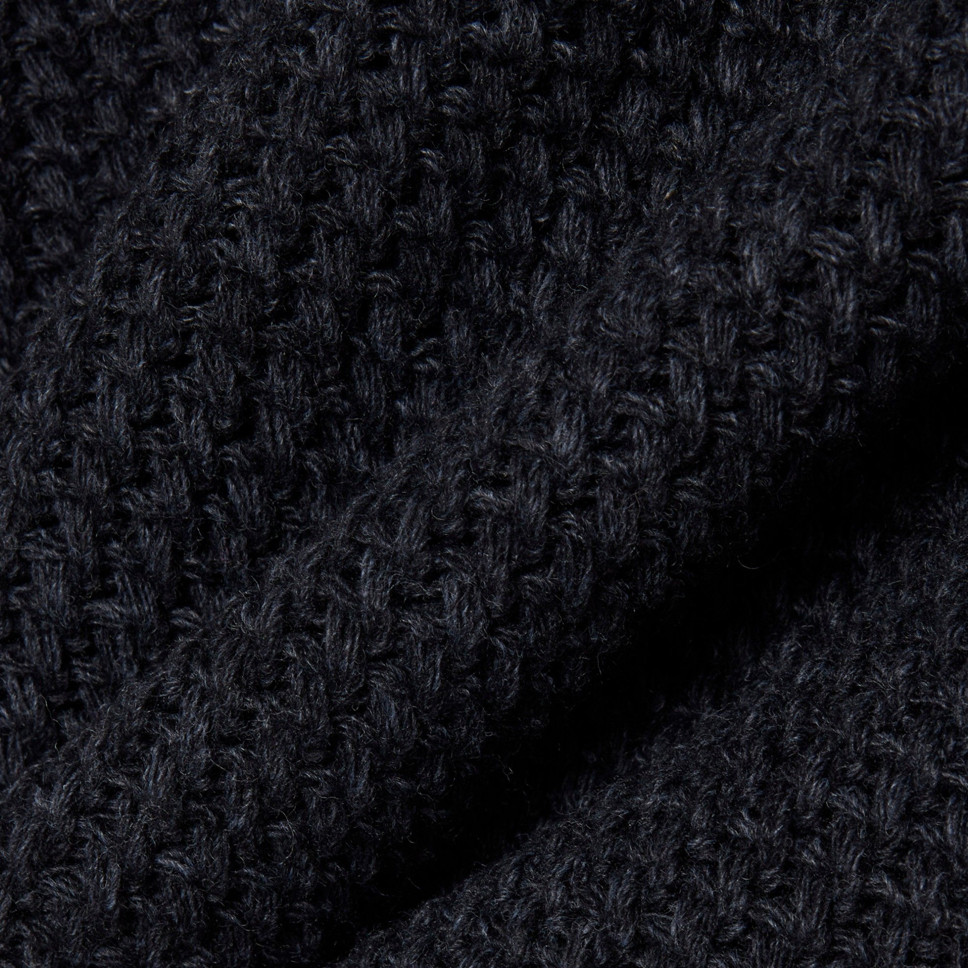 Εικόνα της Ανδρικό Wool High Zip Neck Πουλόβερ 