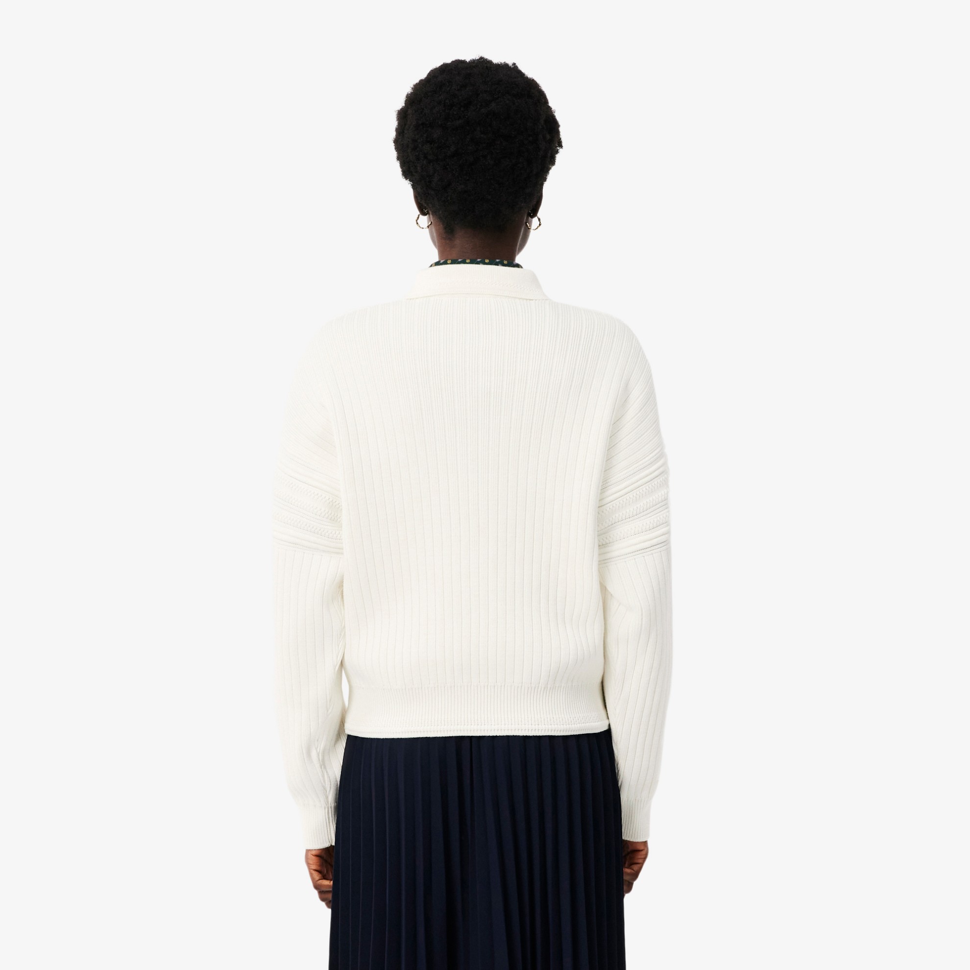 Εικόνα της Γυναικείο Made In France Polo Collar Πουλόβερ 