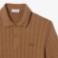 Εικόνα της Ανδρική Classic Fit Cable Knit Βαμβακερή Polo Μπλούζα 