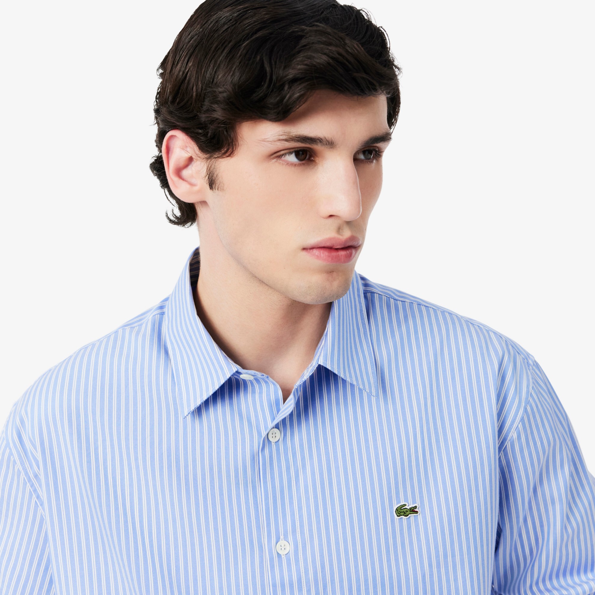 Εικόνα της Ανδρικό Striped Pinpoint Πουκάμισο Regular Fit 