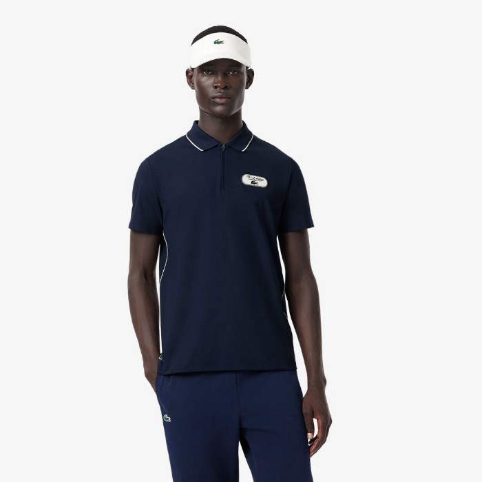 Εικόνα της Ανδρική Ultra Dry Badge Accent Tennis Heritage Polo Μπλούζα 