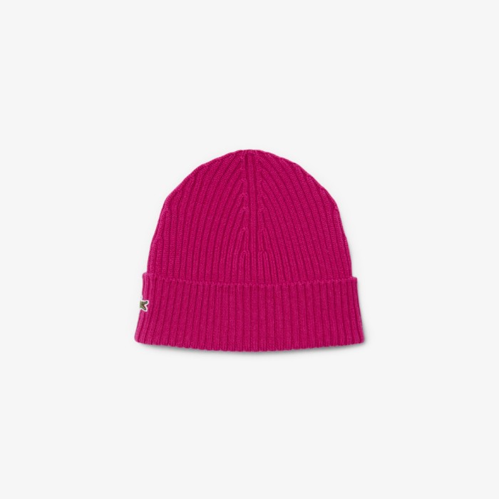 Εικόνα της Unisex Lacoste Ribbed Μάλλινος Σκούφος