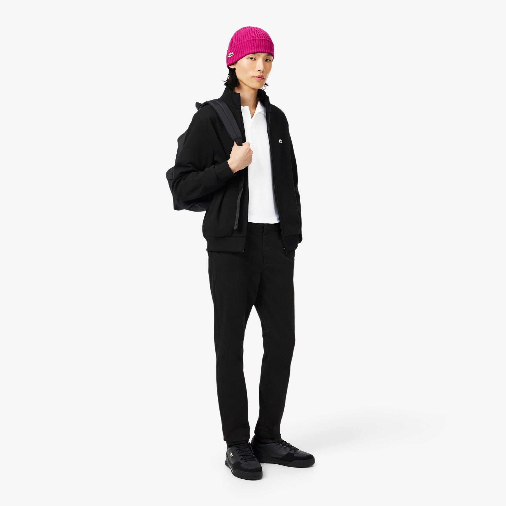Εικόνα της Unisex Lacoste Ribbed Μάλλινος Σκούφος