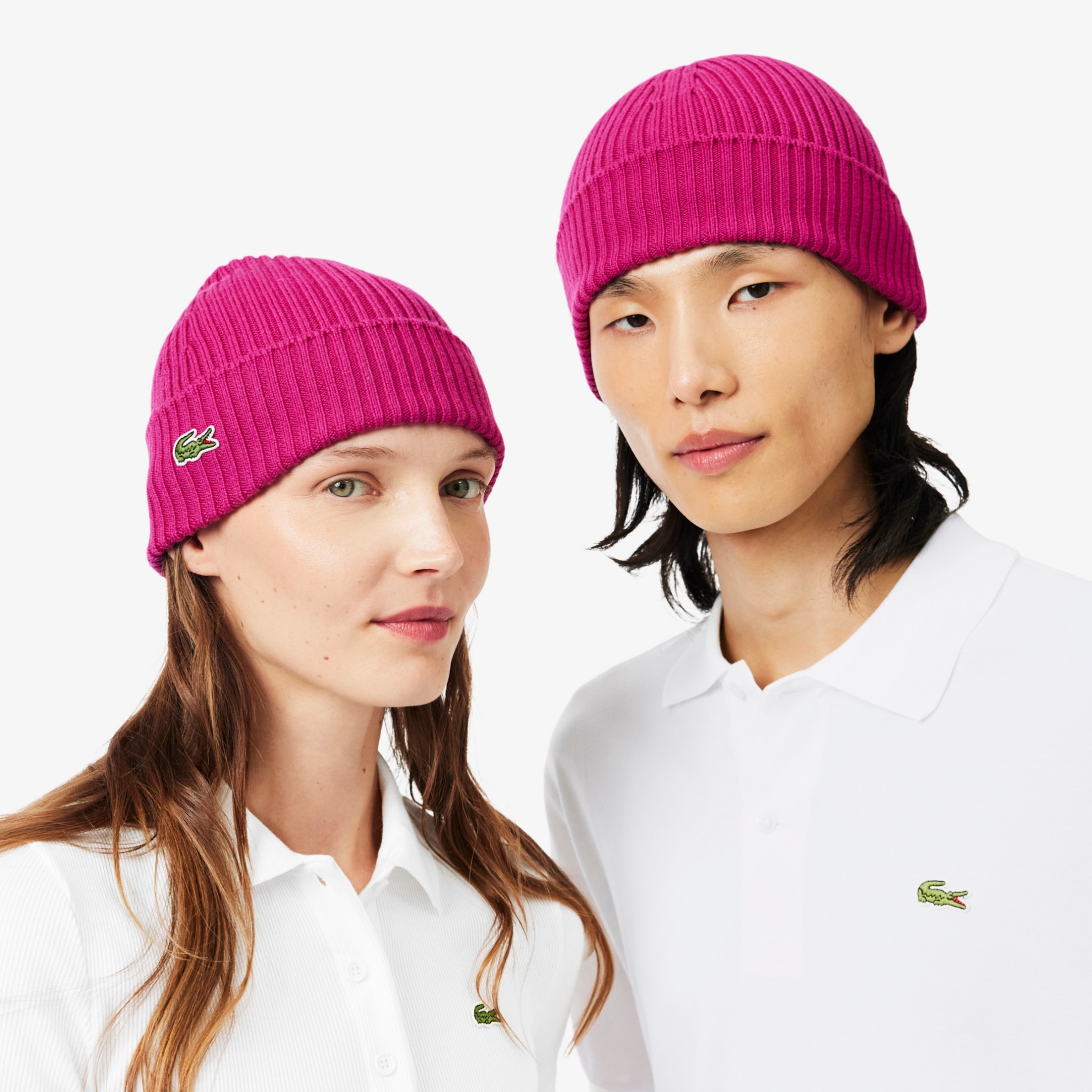 Εικόνα της Unisex Lacoste Ribbed Μάλλινος Σκούφος